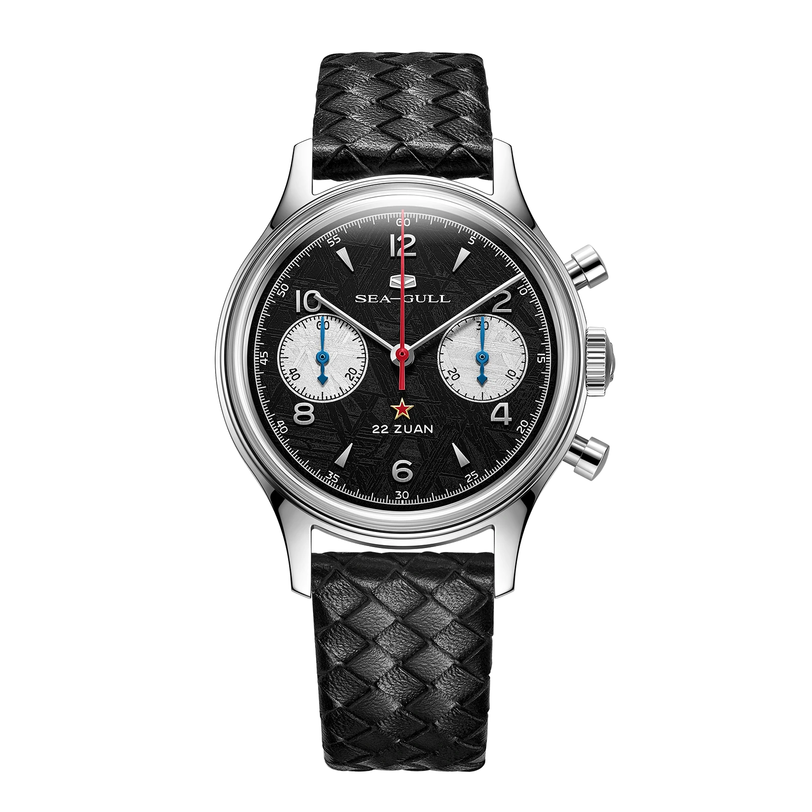 Sea-Gull Seagull 1963 Meteorite Chronograph Watch Limited Edition 37.3mm