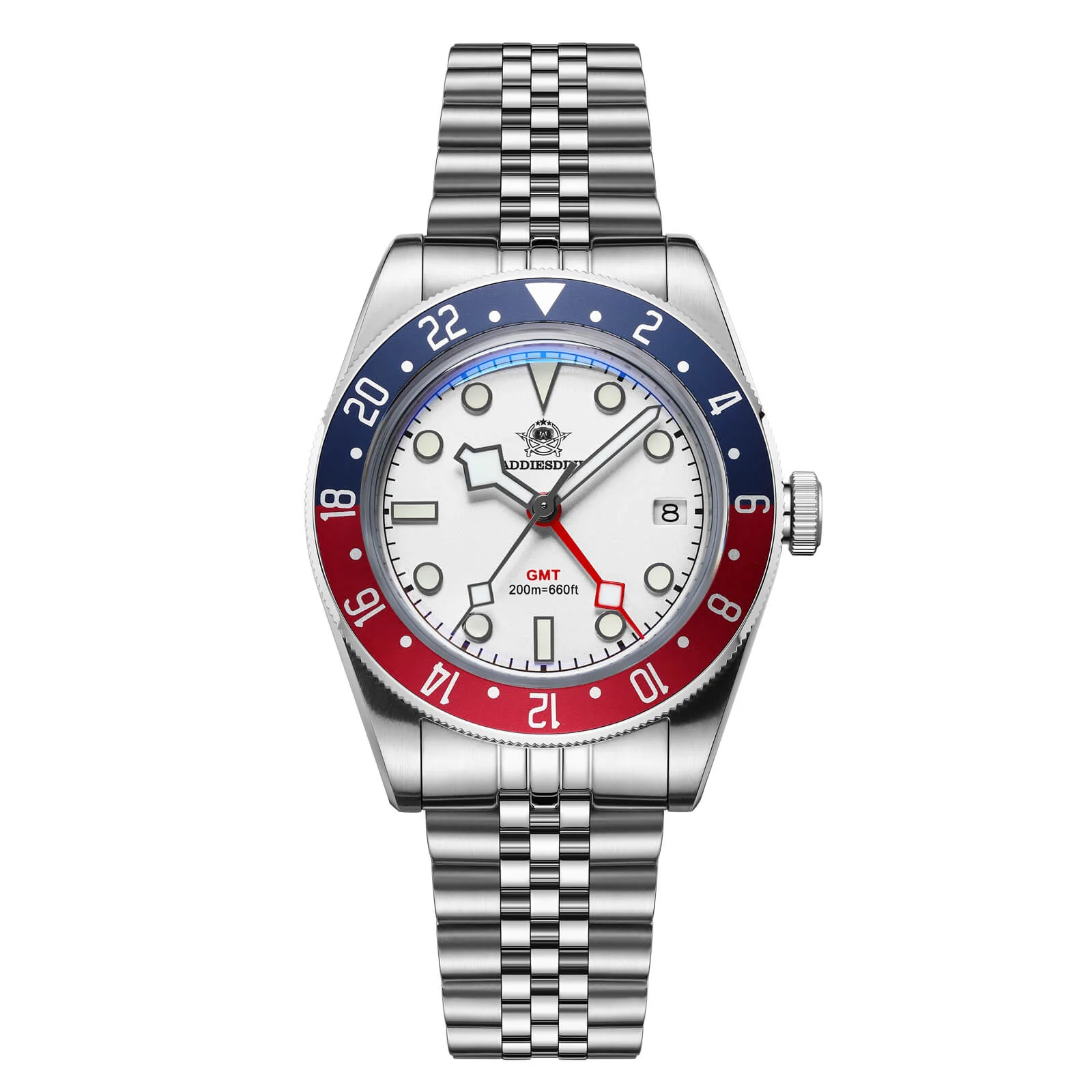 Thorn ADDIESDIVE 39mm BB58 GMT Quartz Watch AD2044