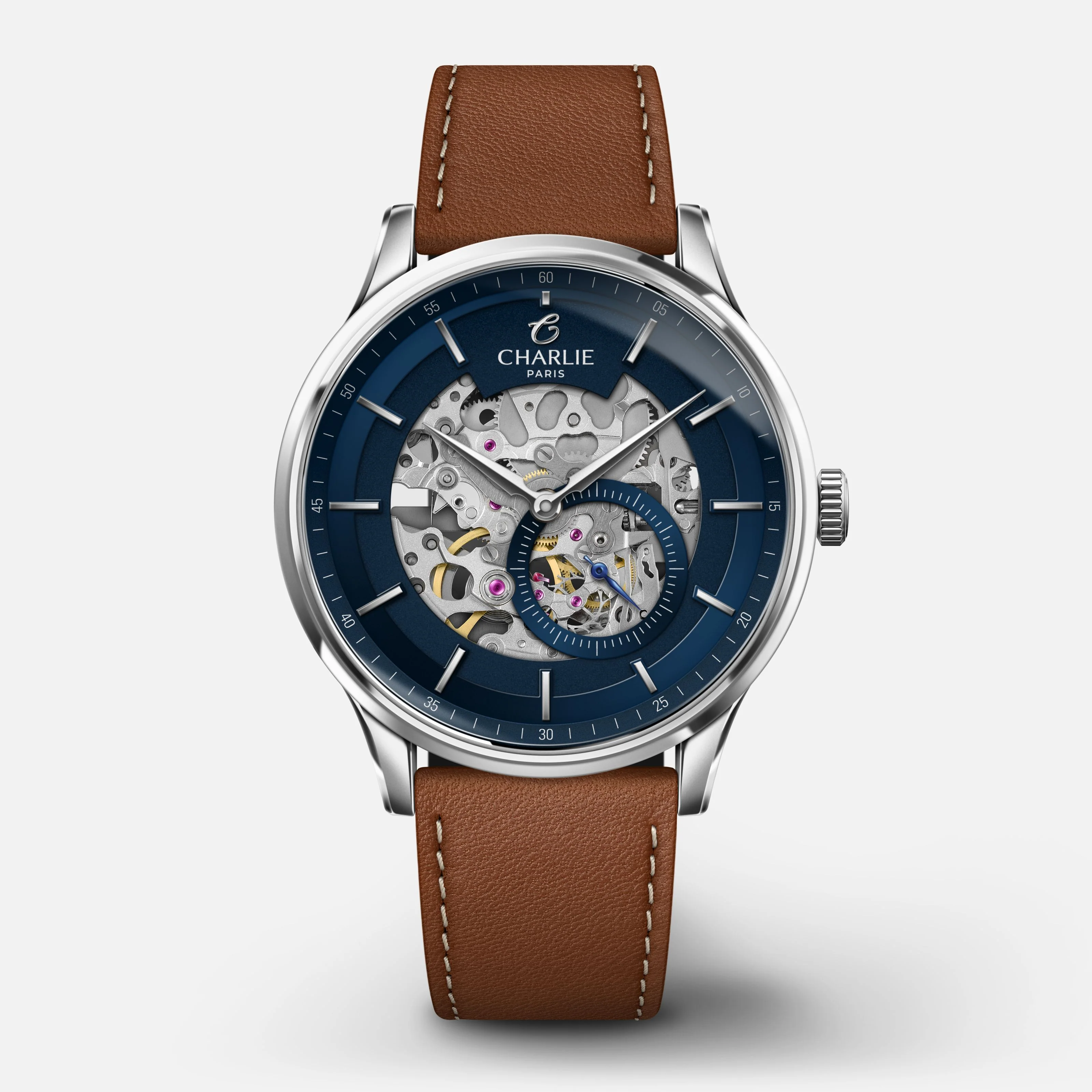 Charlie Paris INITIAL - Squelette - Bleu