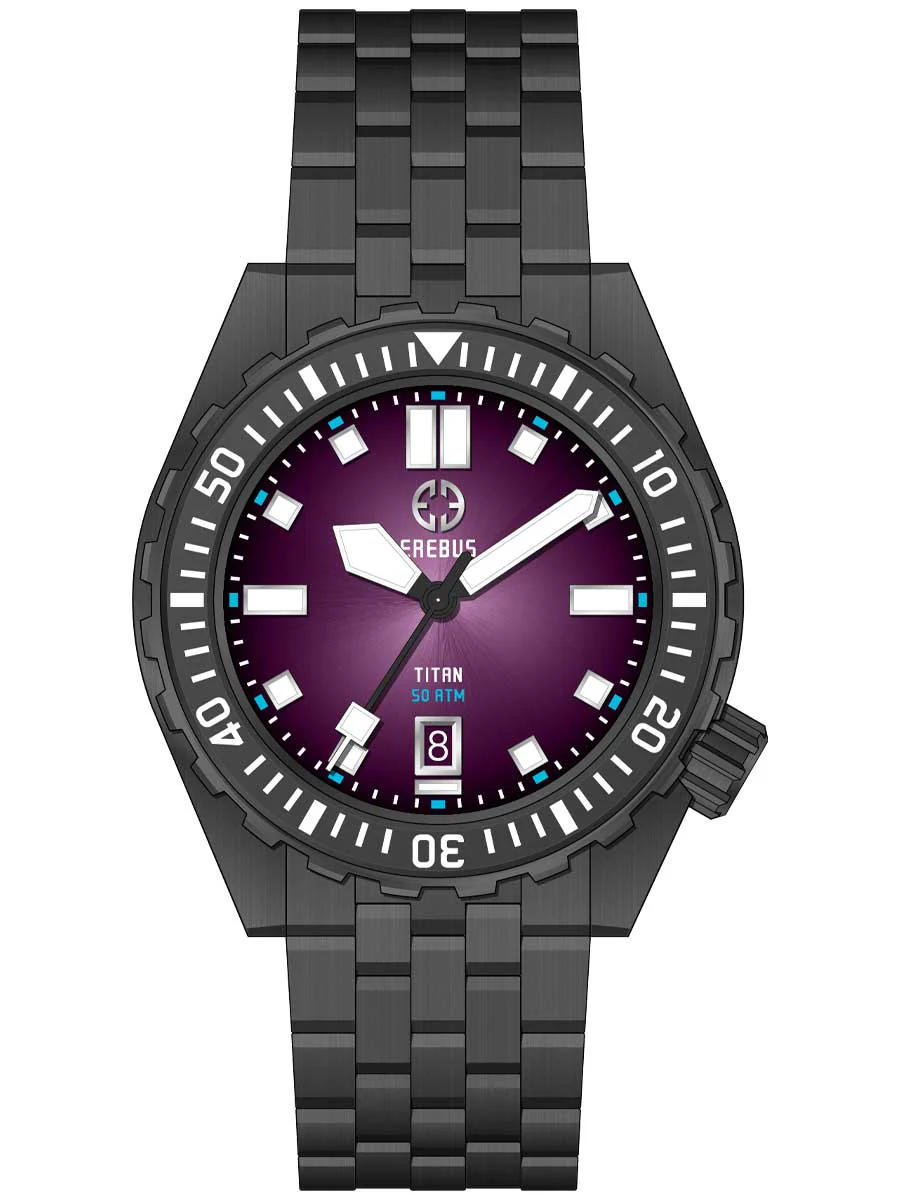 Erebus Watches TITAN Purple Fumé