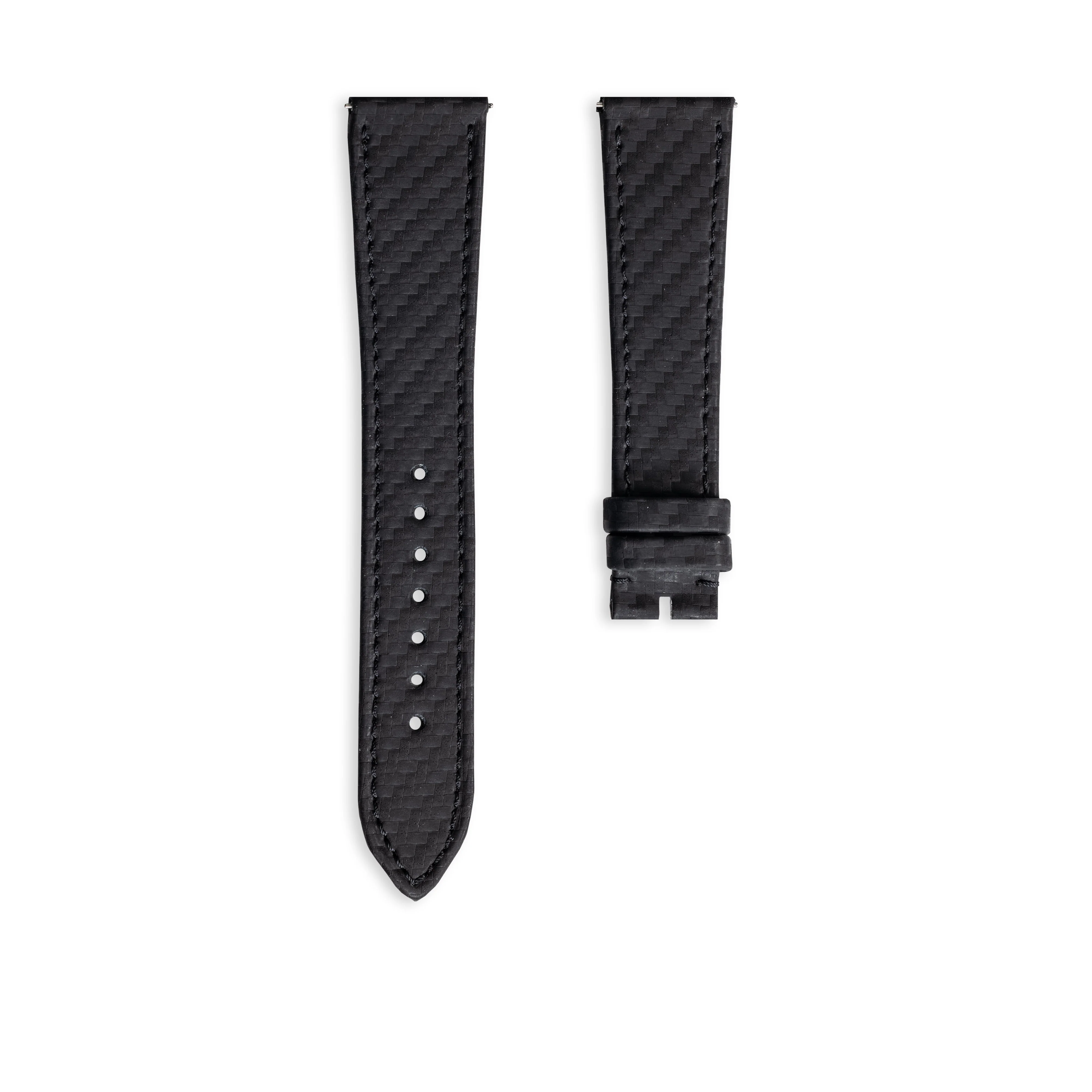 Vulcain Black Carbon Leather 42MM