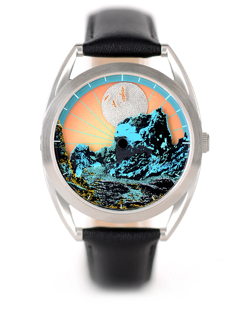 Mr. Jones Watches Silver Moon Over Cuillin Skye