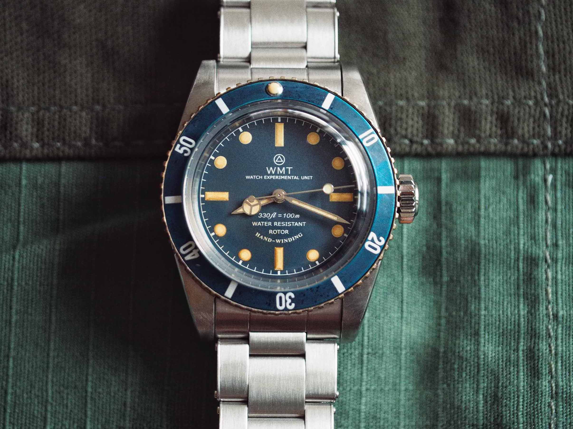 WMT Watches Sea Diver – Navy Aged Edition