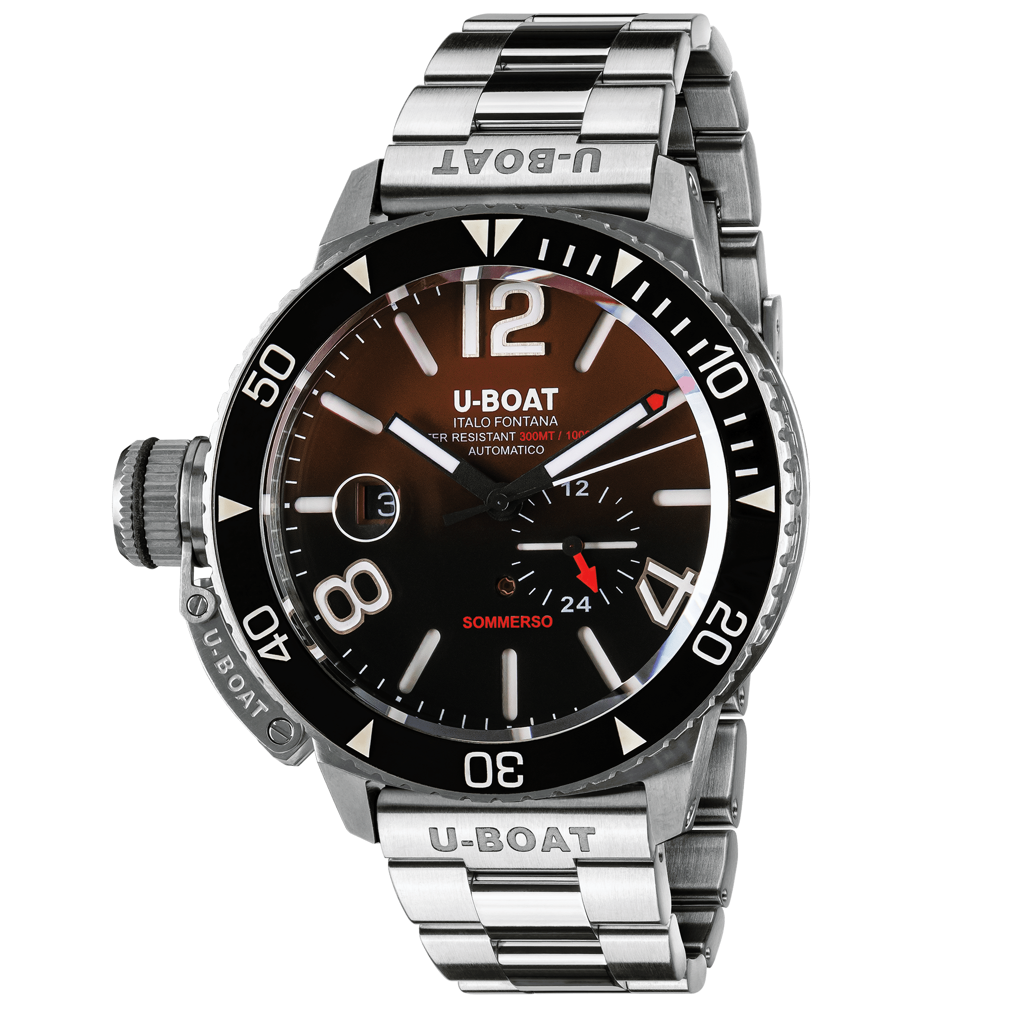U-Boat SOMMERSO CERAMIC BORDEAUX/MT BRACELET