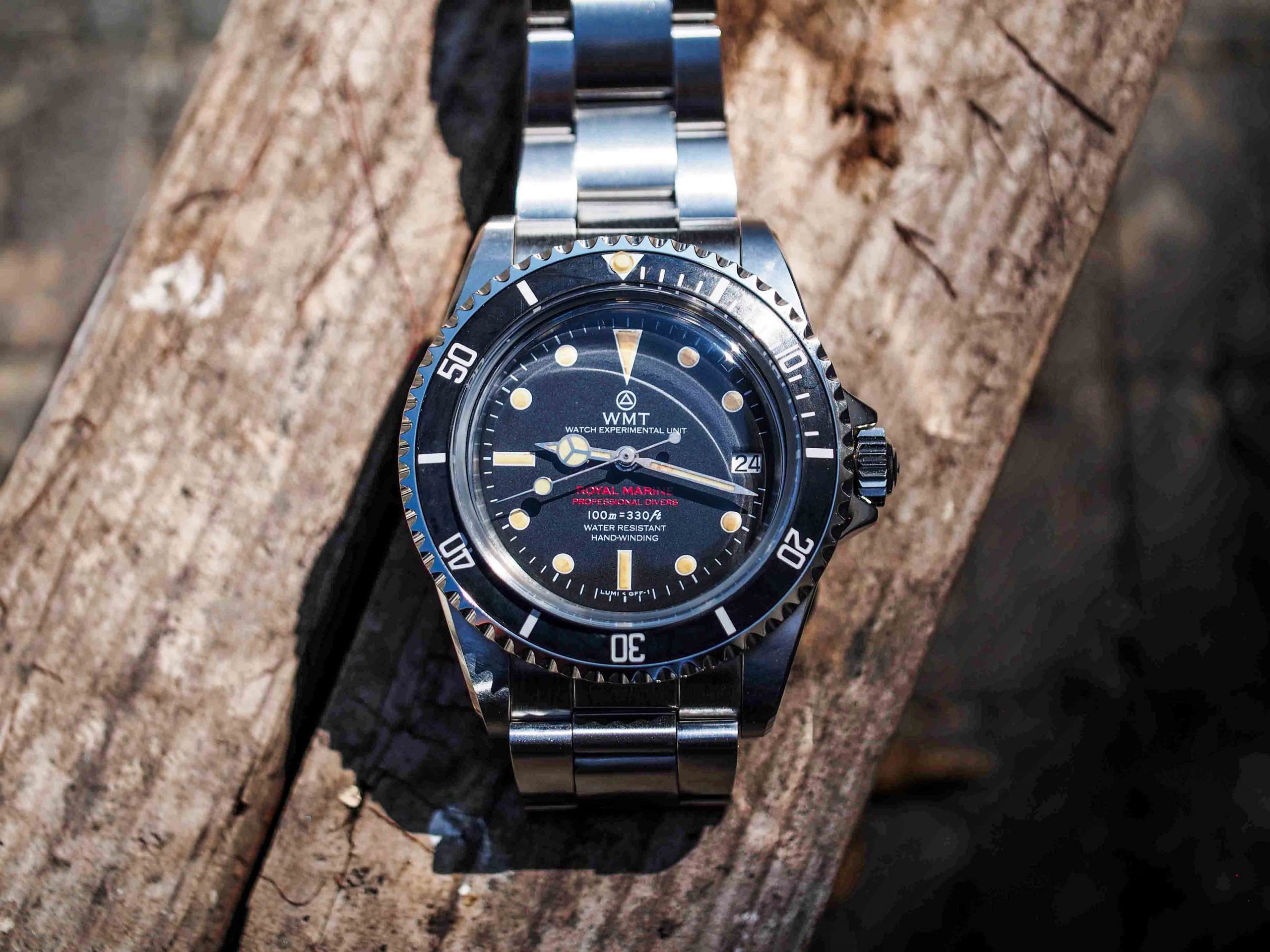 WMT Watches Royal Marine – Black dial / Aged Edition