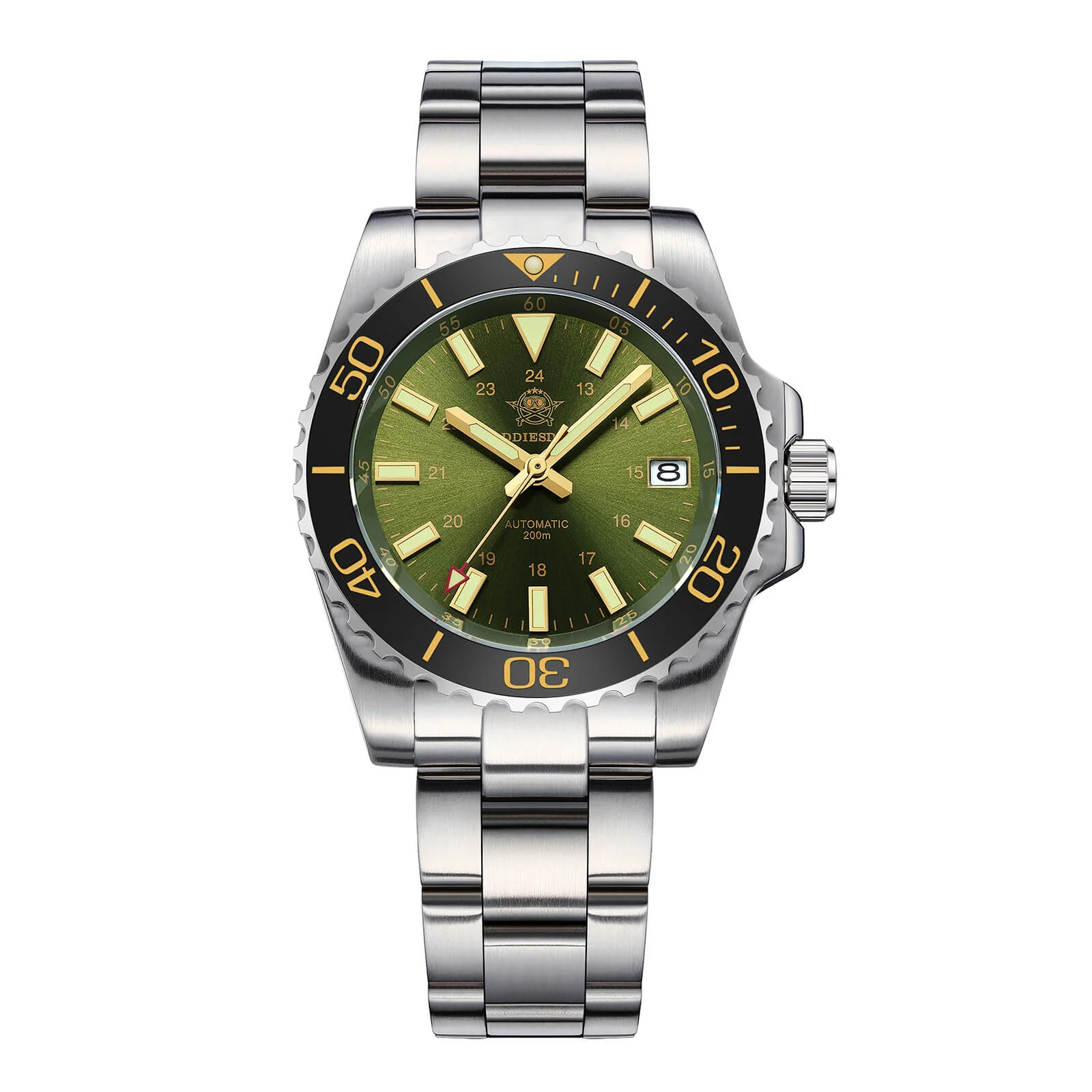 Addiesdive ADDIESDIVE Retro Baton Hand Sub 8215 Dive Watch AD2504