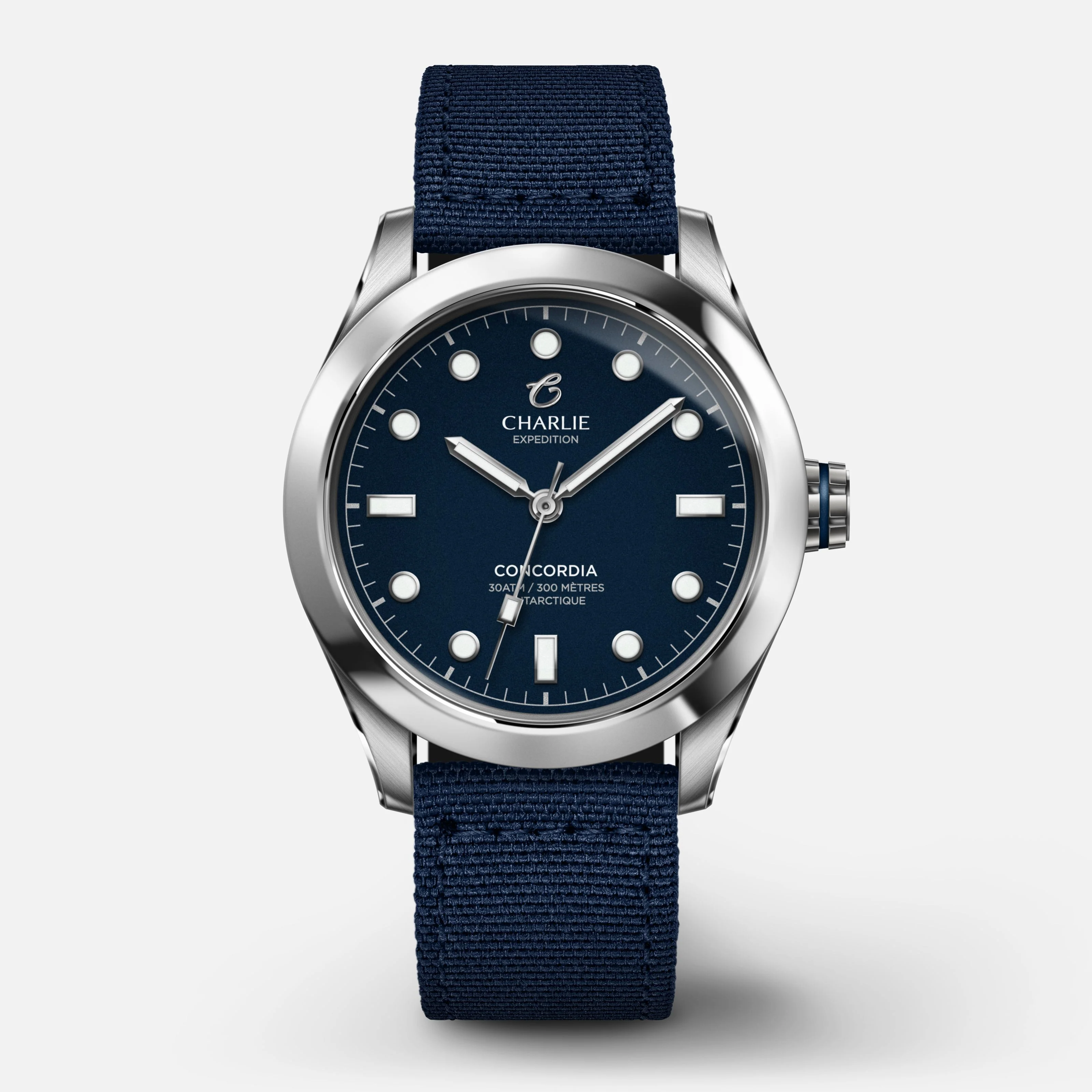 Charlie Paris CONCORDIA - Bleu Antarctique