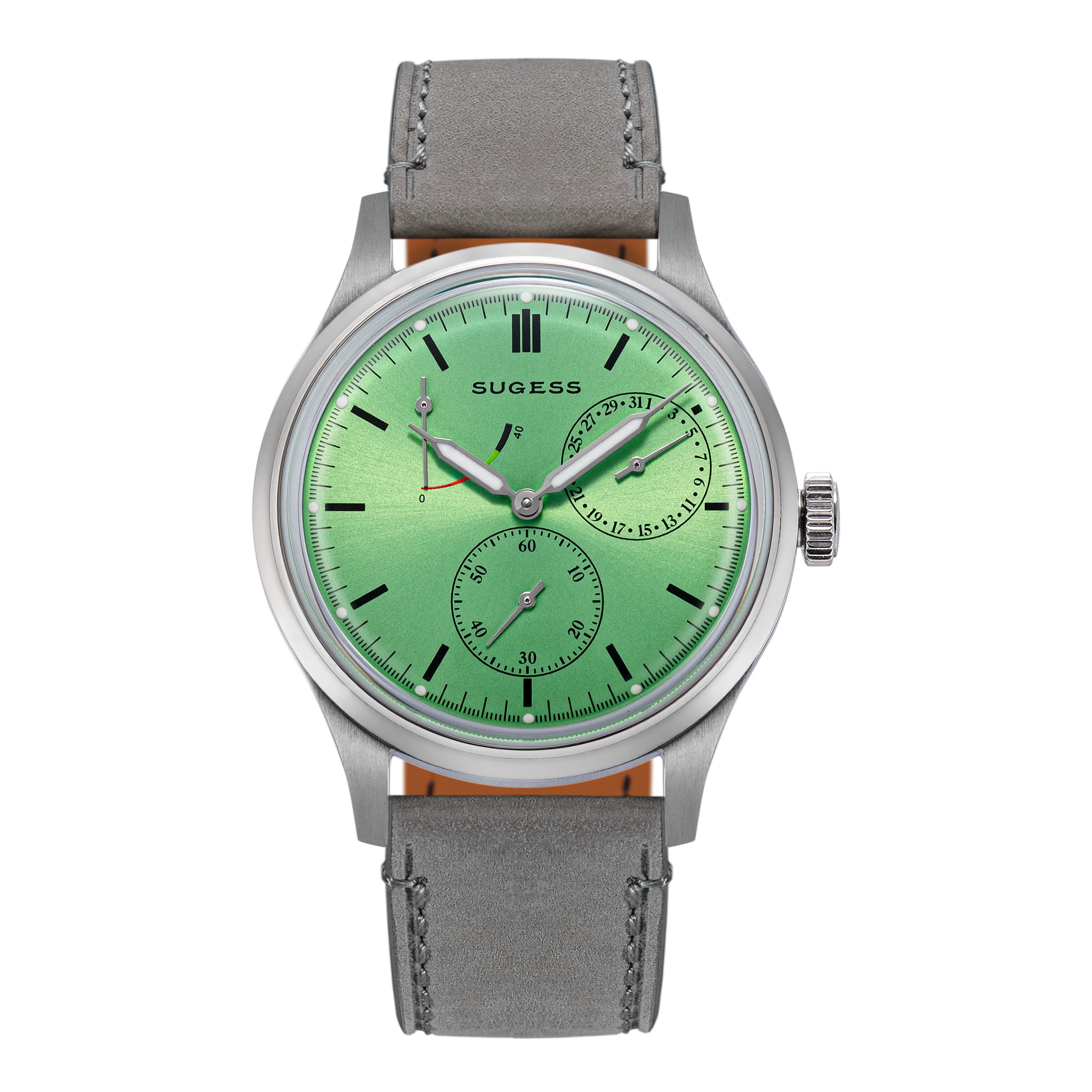 Sugess Sugess S458 Green Dial Stainless-Steel Automatic