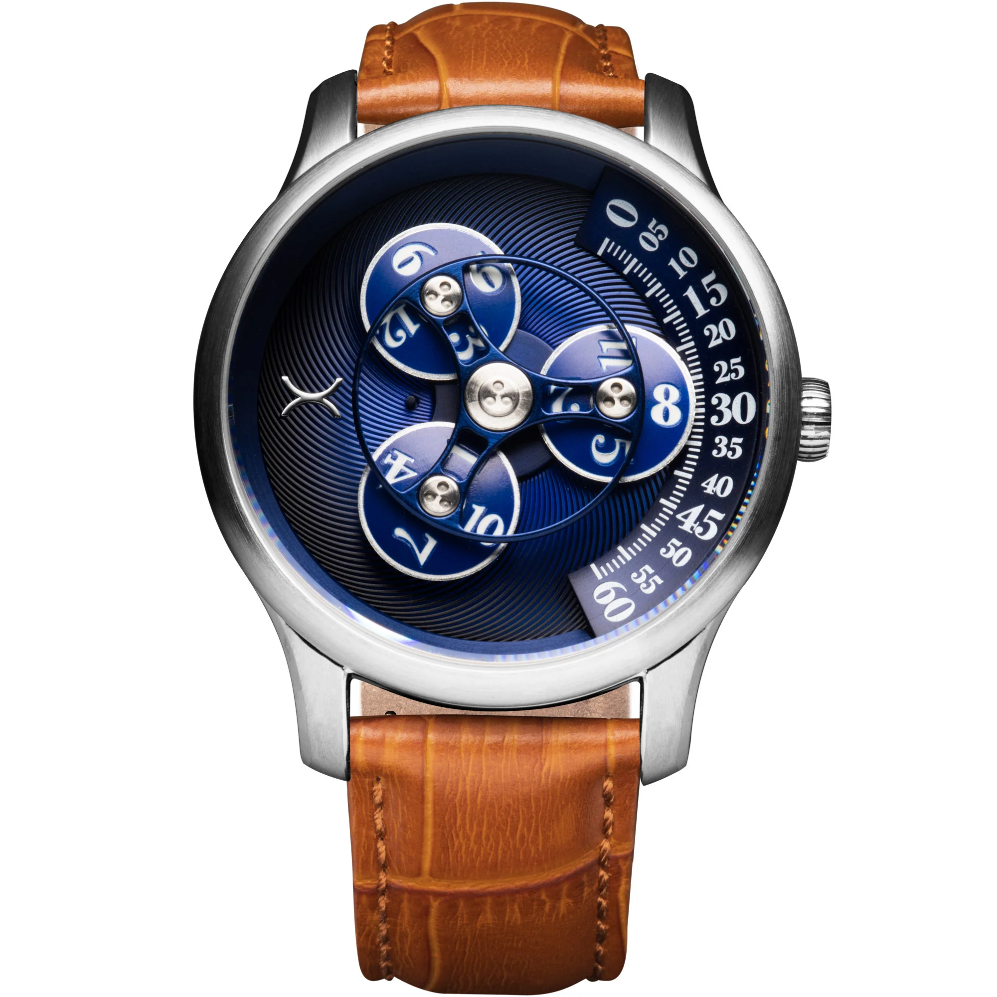 Xeric Triptych Automatic Wandering Hour Tan Blue