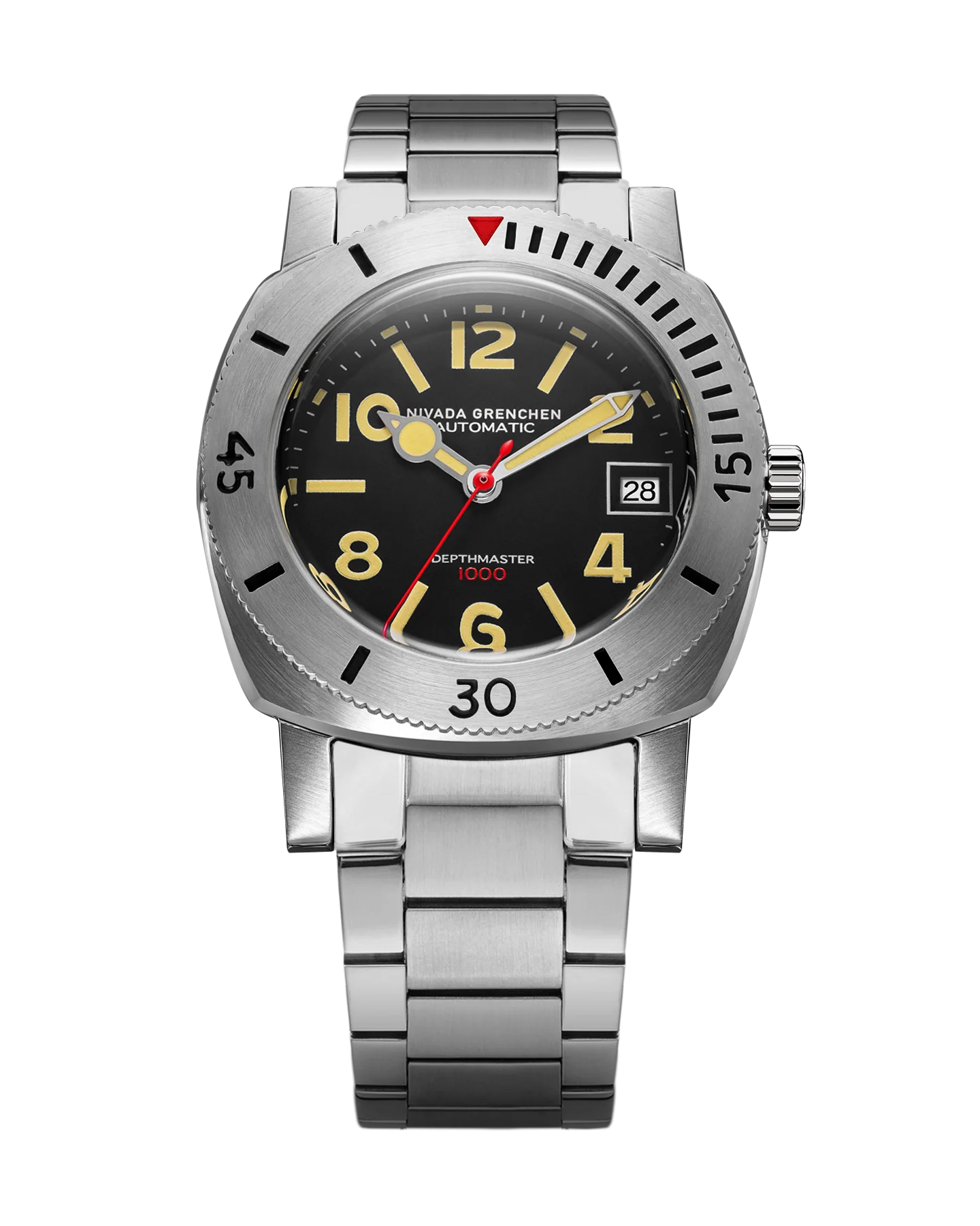 Nivada Grenchen DEPTHMASTER NUMERALS - BLACK