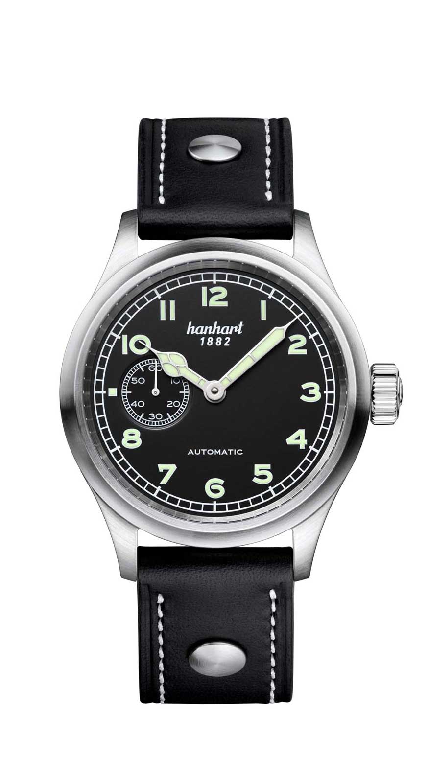 Hanhart PIONEER Preventor9 schwarz, 40 mm