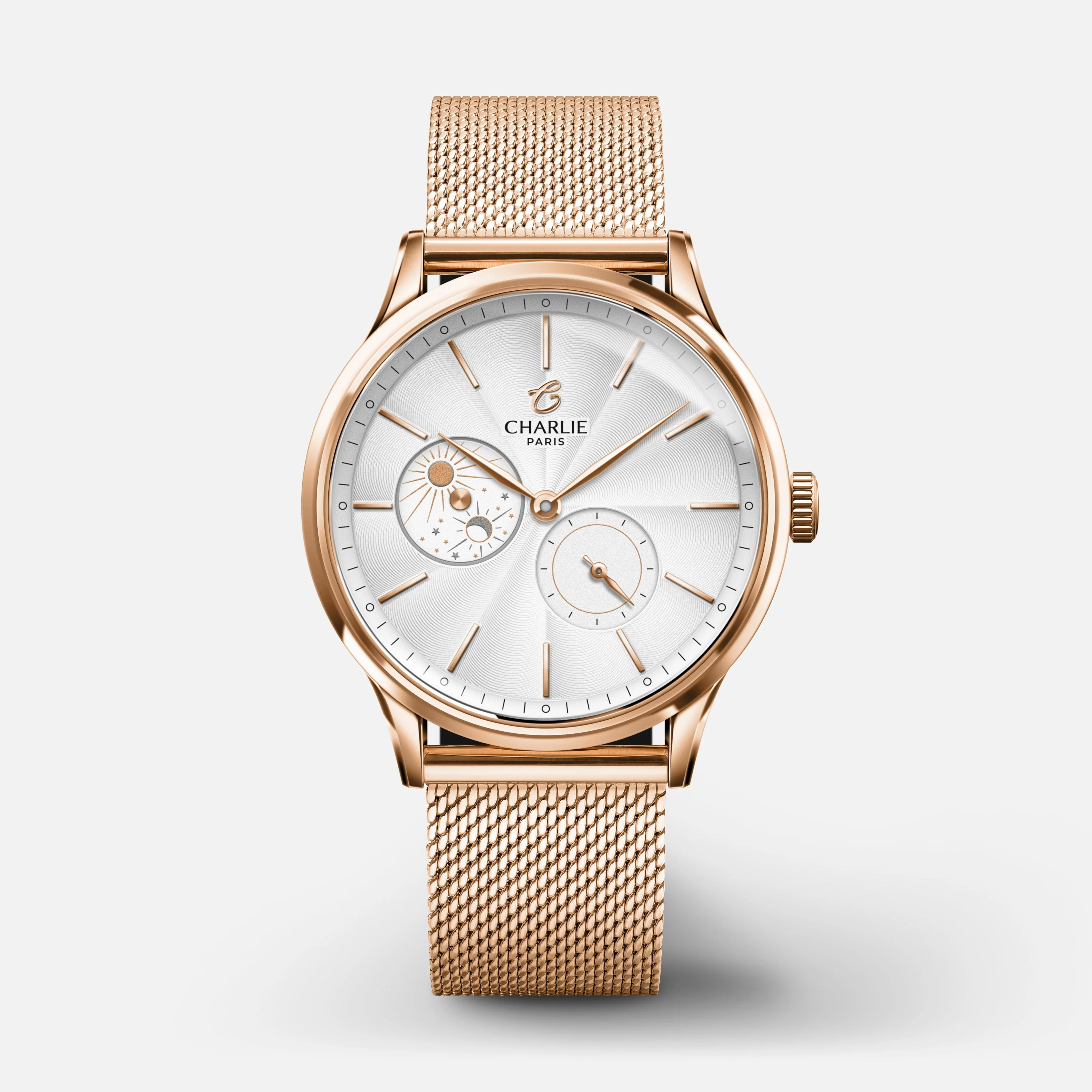 Charlie Paris INITIAL 36 - Jour/Nuit - Doré Rose
