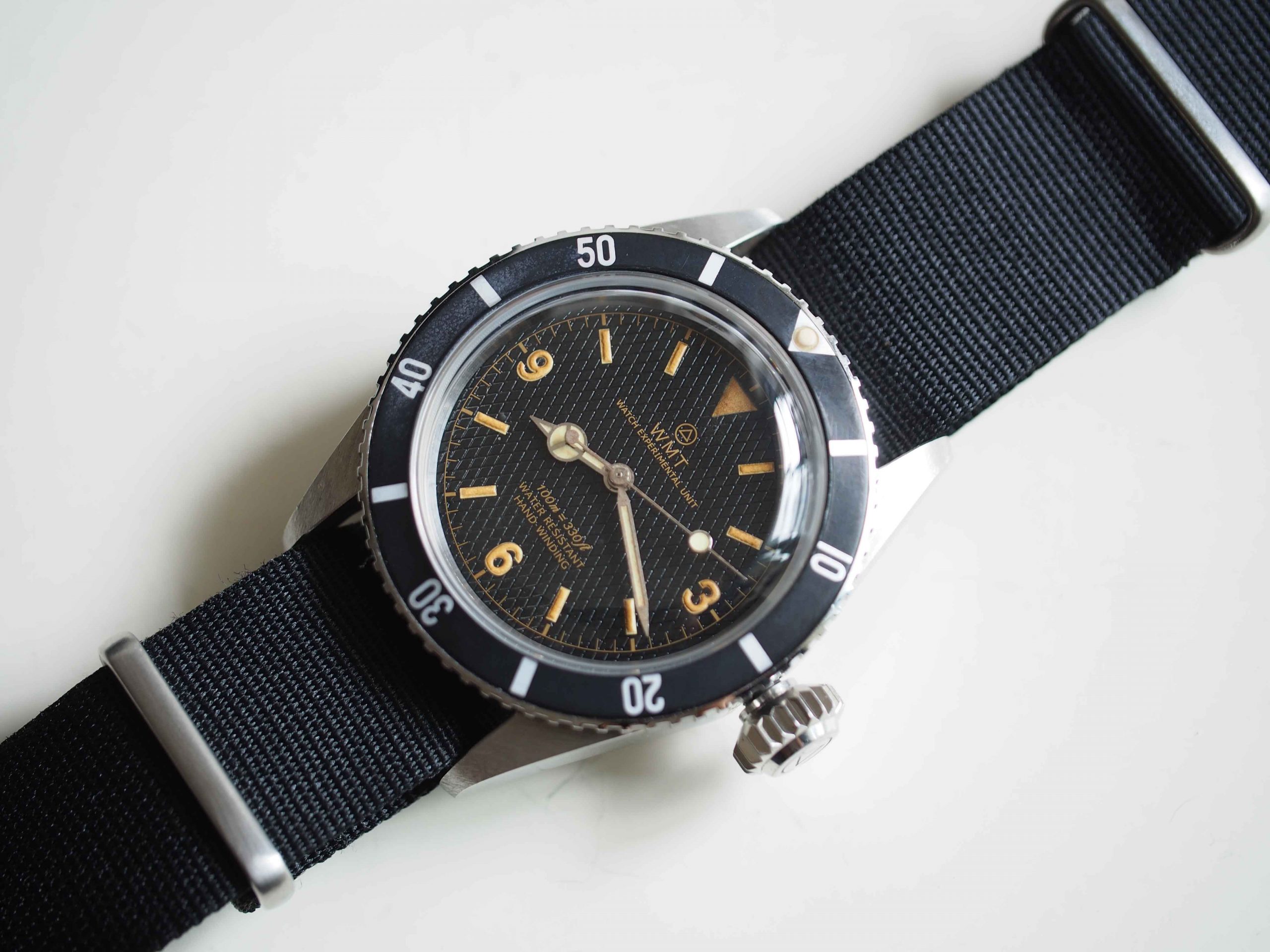 WMT Watches Sea Diver – Honeycomb / Black / ( Aged ) Edition