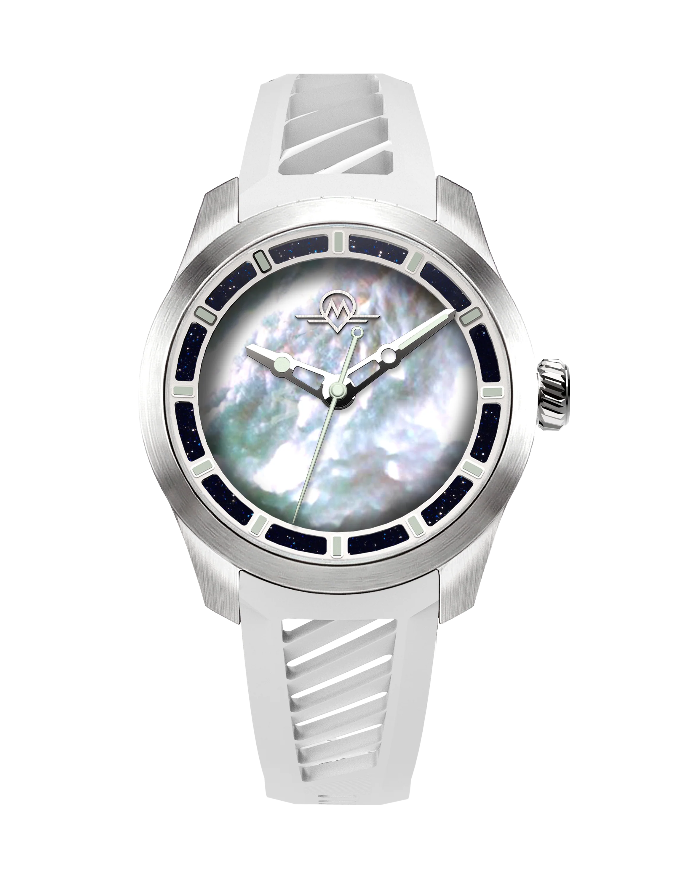Monro MONRO LUNA ADVENTURE MLA-PPR PLANET PEARL, 9039 Automatic Watch, 39mm EPDM Rubber