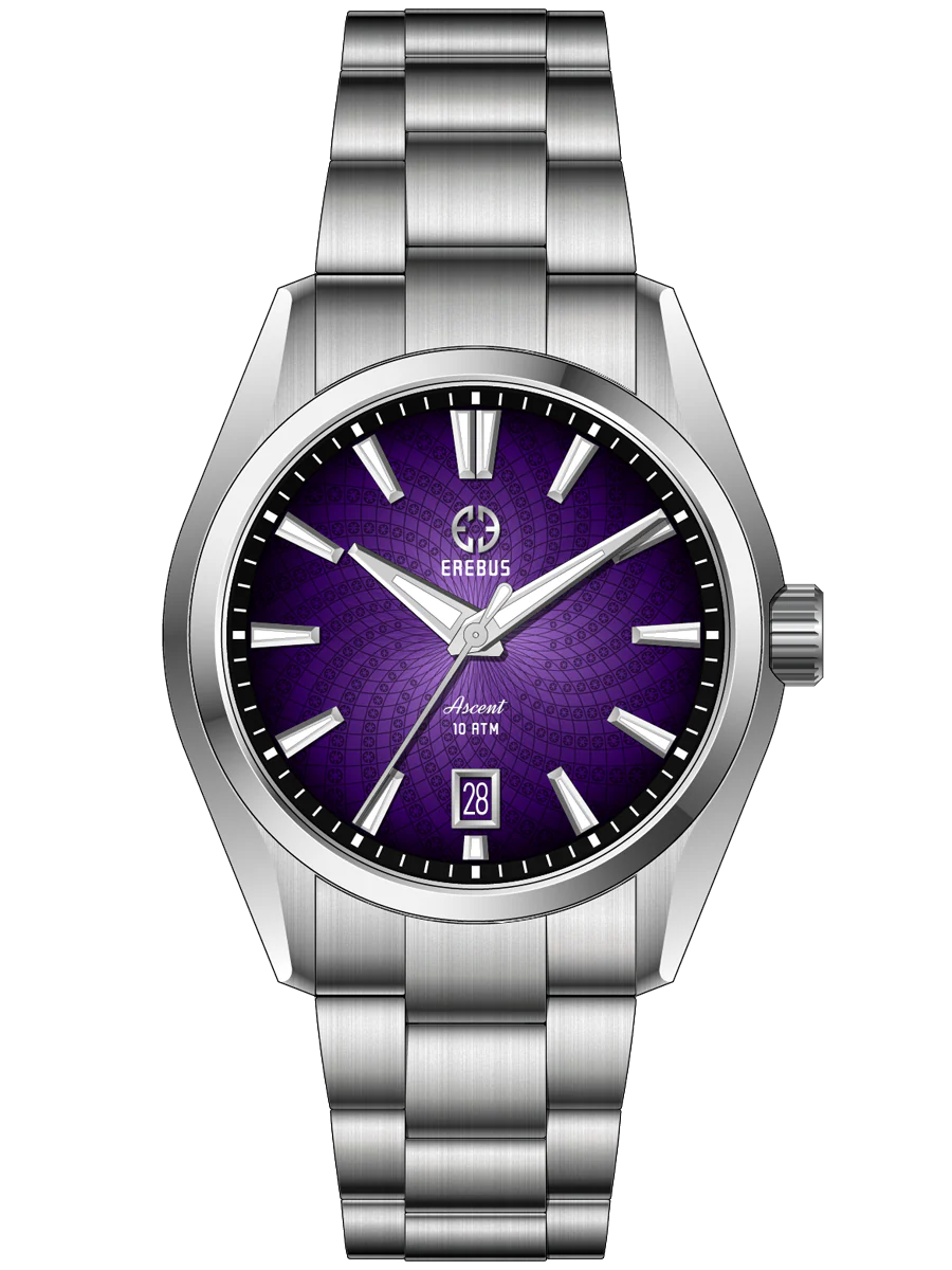 Erebus Watches ASCENT 39 Purple Helix