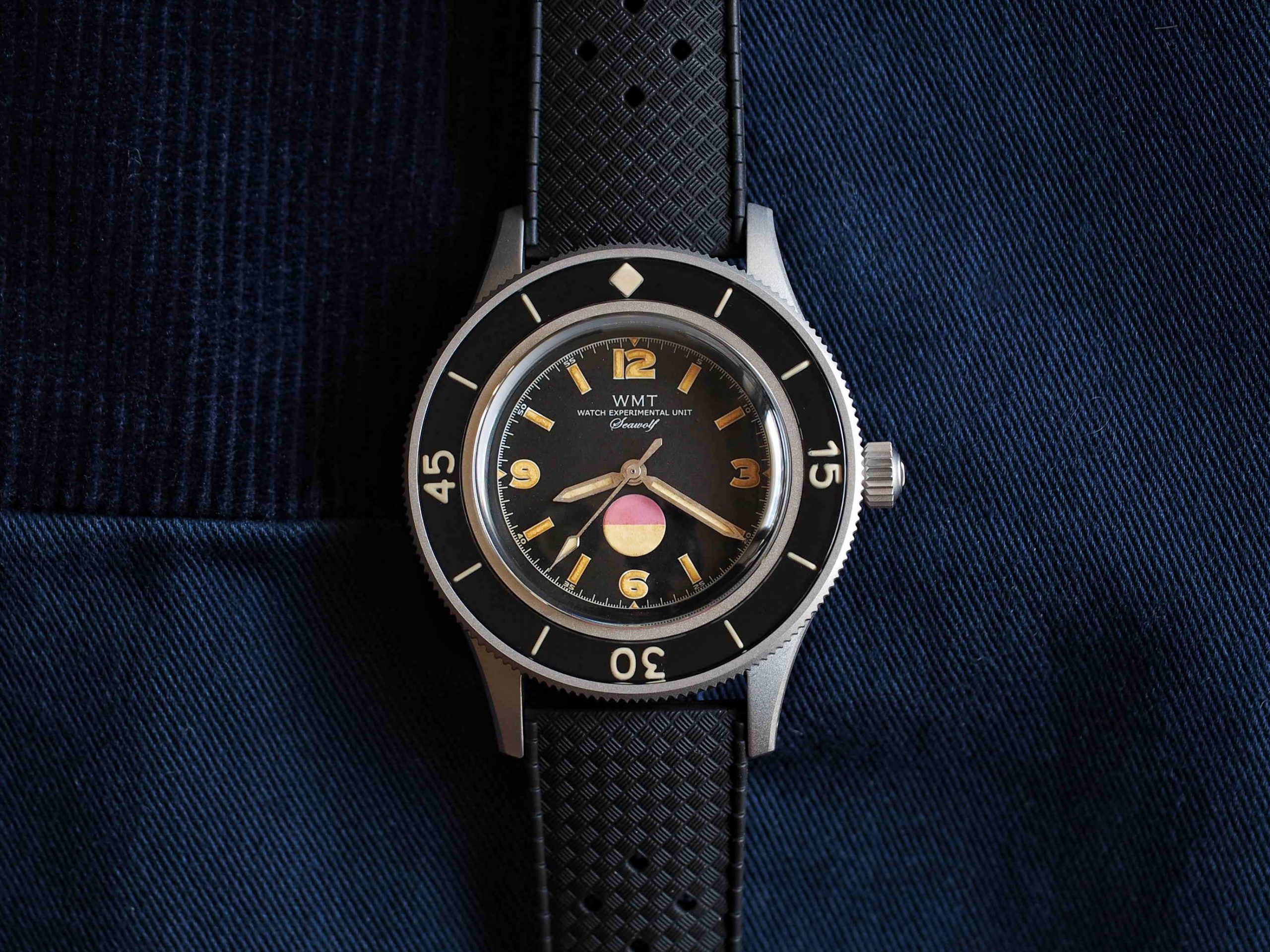 WMT Watches Seawolf – Classic II / Special Edition / Rubber + Leather Strap Set