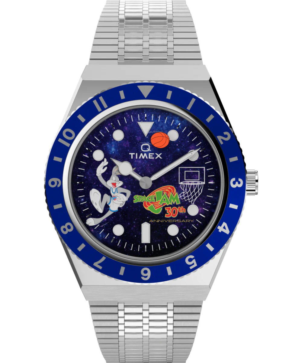 Timex Space Jam 30th Anniversary x Q Timex Limited Edition 38mm Stainless Steel Watch