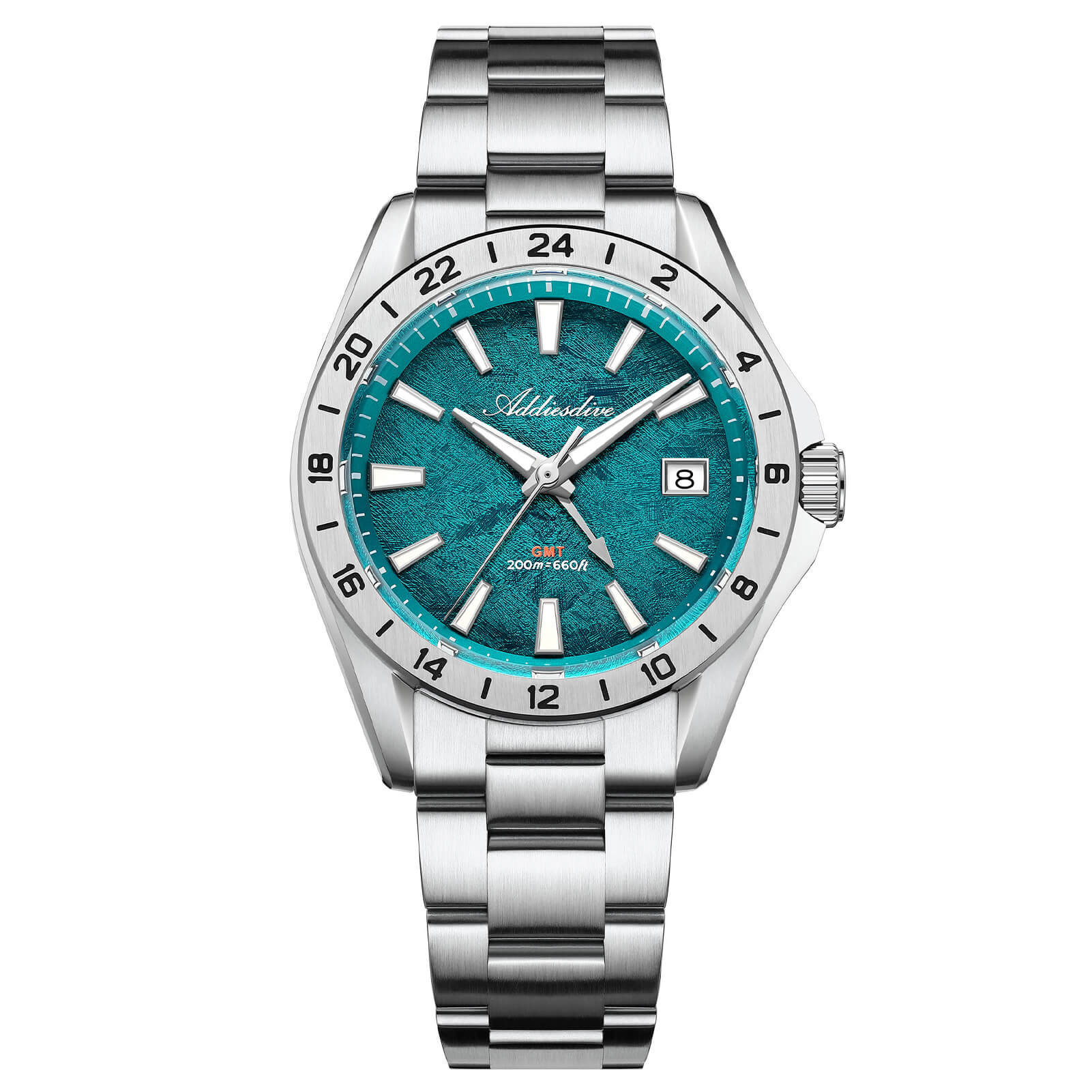 Addiesdive ★India Warehouse★ADDIESDIVE 38mm GMT Quartz Watch RONDA515 Movement(AD2548)