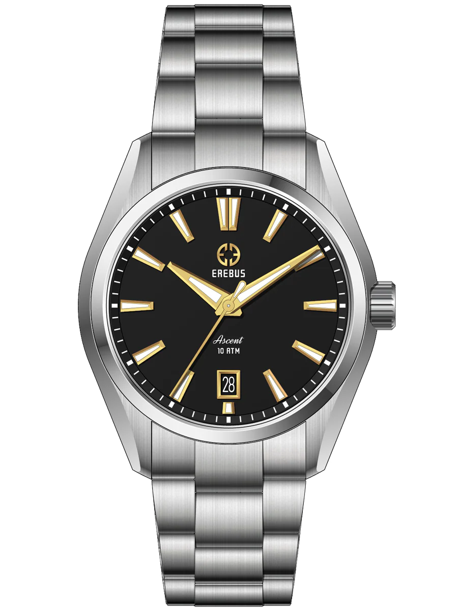 Erebus Watches ASCENT 39 Black Gilt