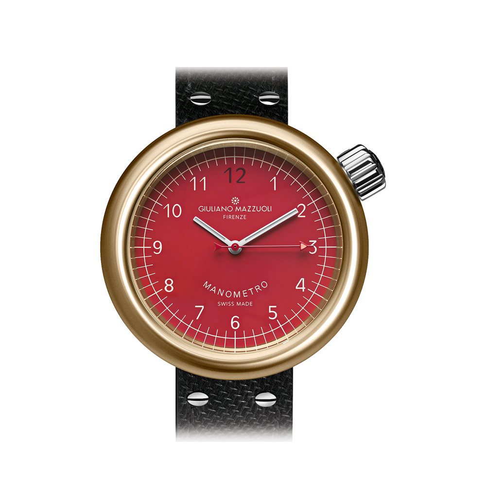Giuliano Mazzuoli Manometro Bronze Red
