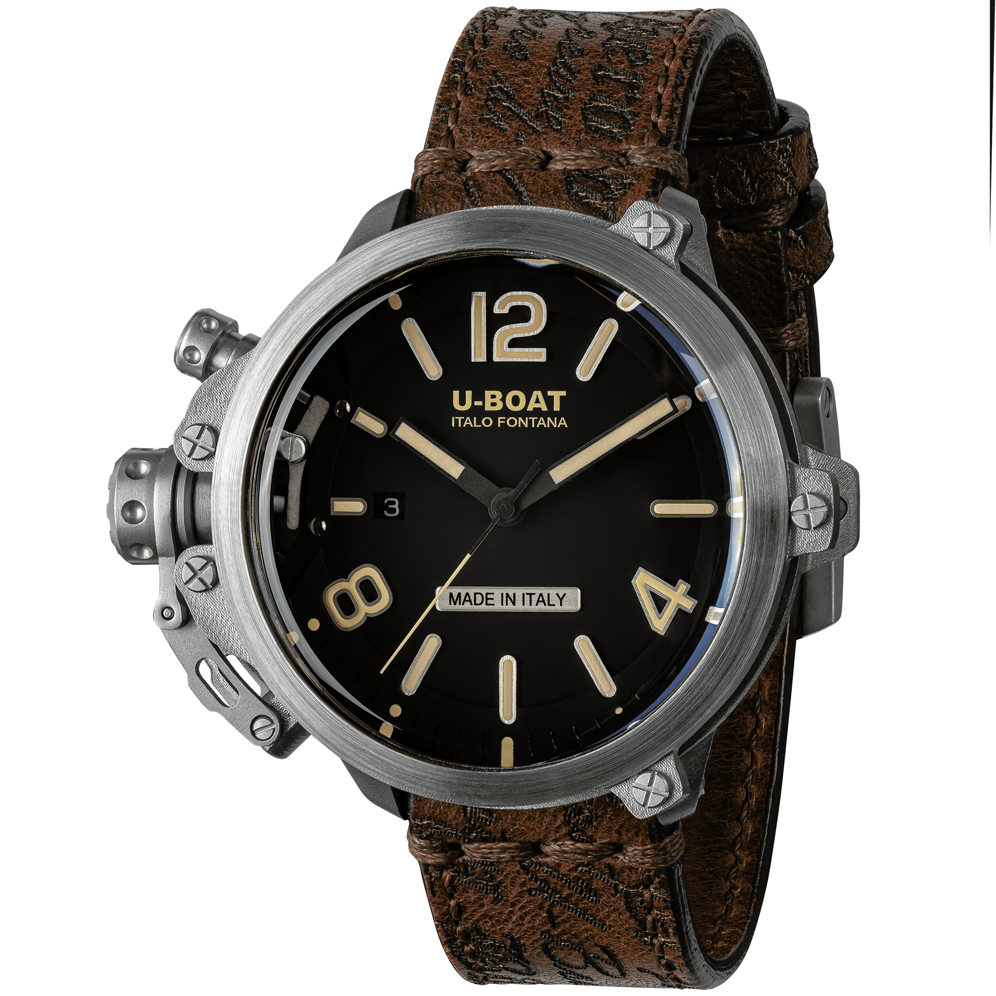 U-Boat CAPSULE 50MM SS BK BE