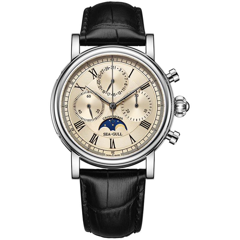 Sea-Gull Extraordinary Series Multifunction Moon Phase Chronograph 41mm