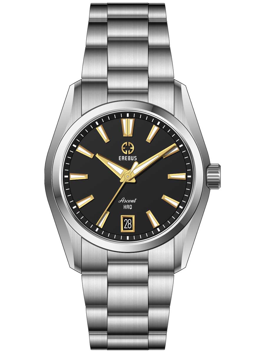 Erebus Watches ASCENT HAQ 36 Black Gilt