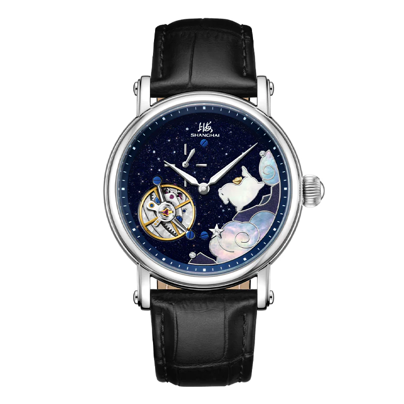 Shanghai Watch Shanghai Phonograph 41.5mm Watch - Horse with Gold Yuanbao Limited Edition