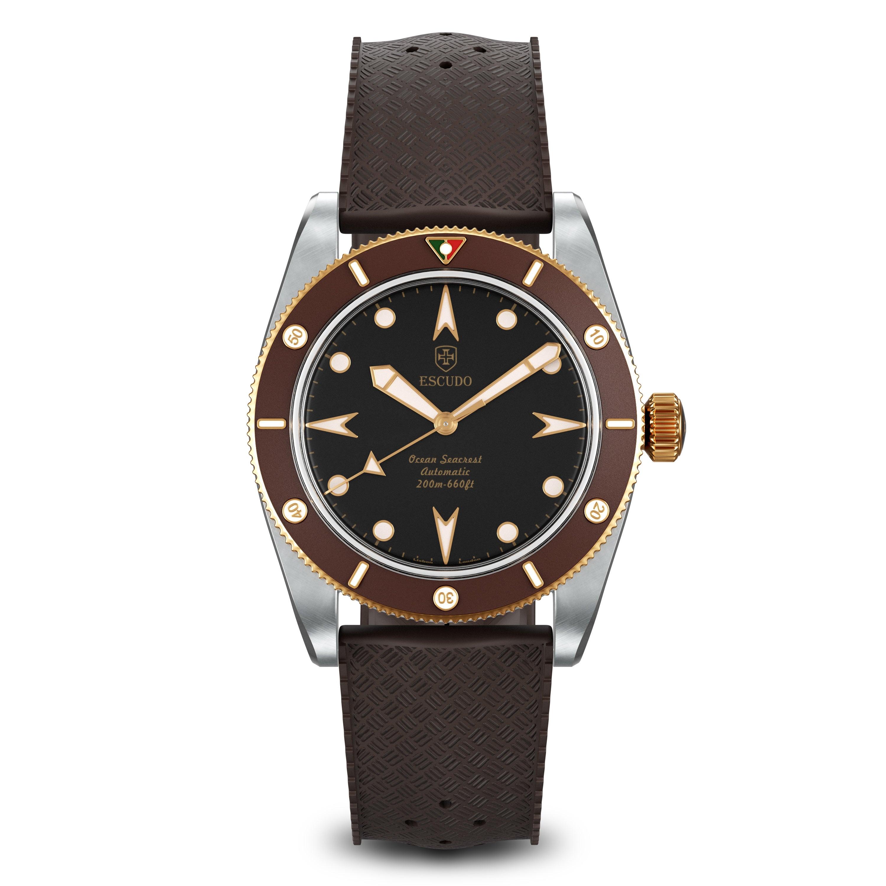 Escudo Watches Chocolate Bronze - FKM Rubber - 39mm