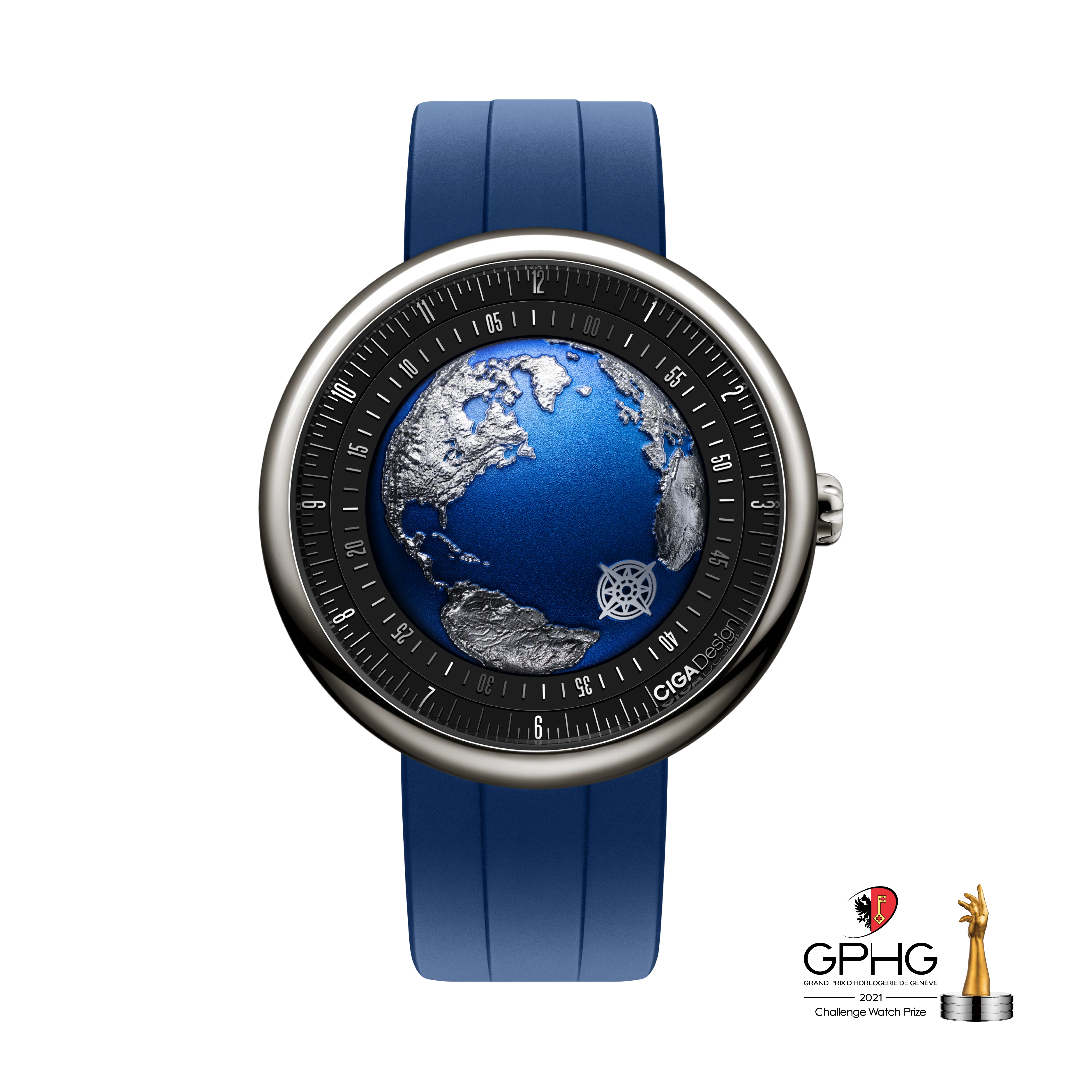 CIGA Design CIGA design BLUE PLANET II · ATLANTIC OCEAN-INSPIRED AUTOMATIC WATCH