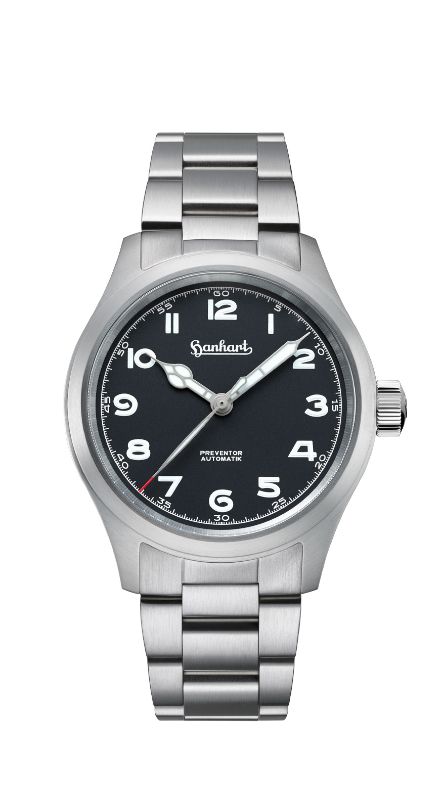 Hanhart PIONEER Preventor HD12™ schwarz, 39 mm