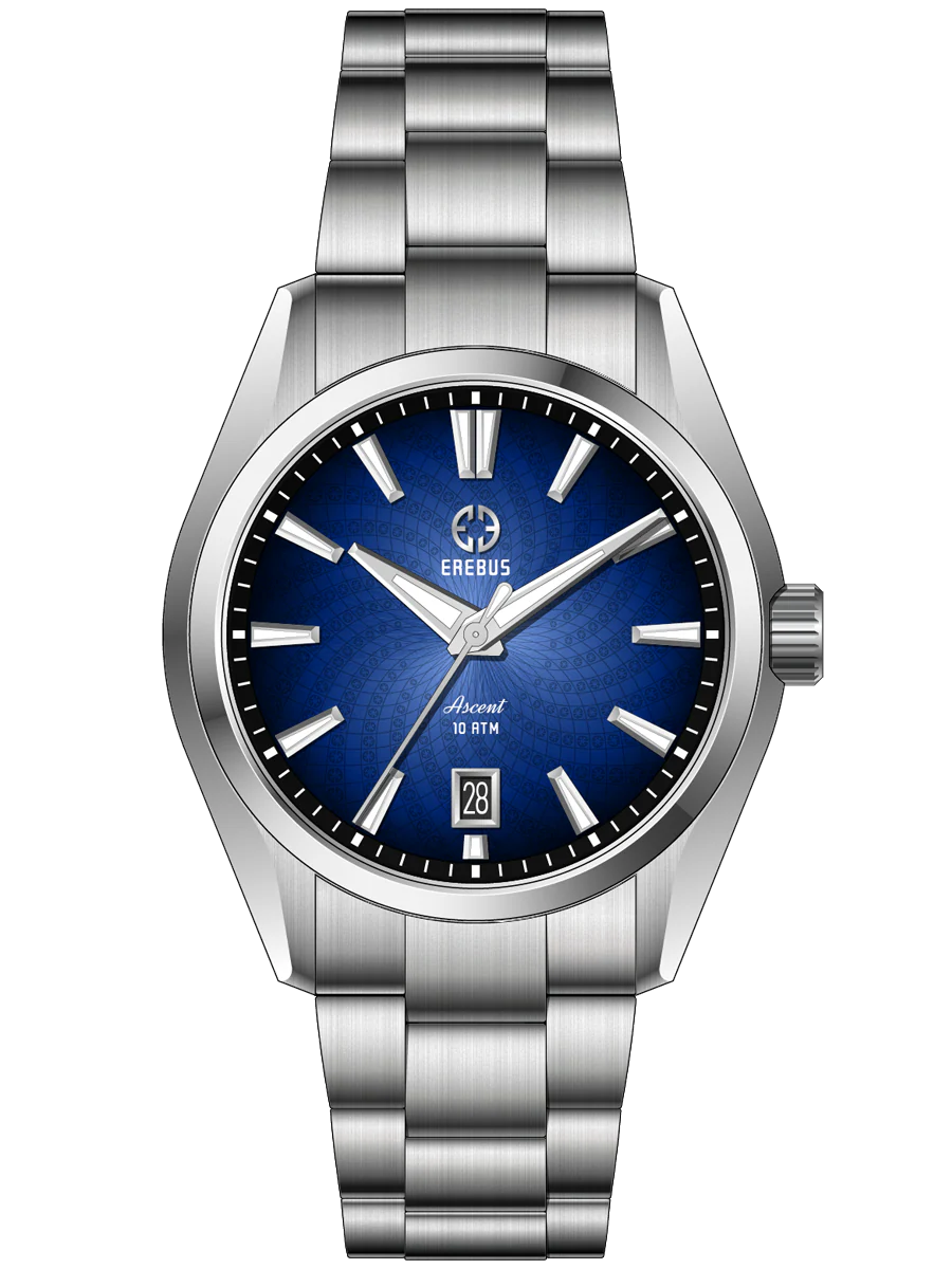 Erebus Watches ASCENT 39 Blue Helix