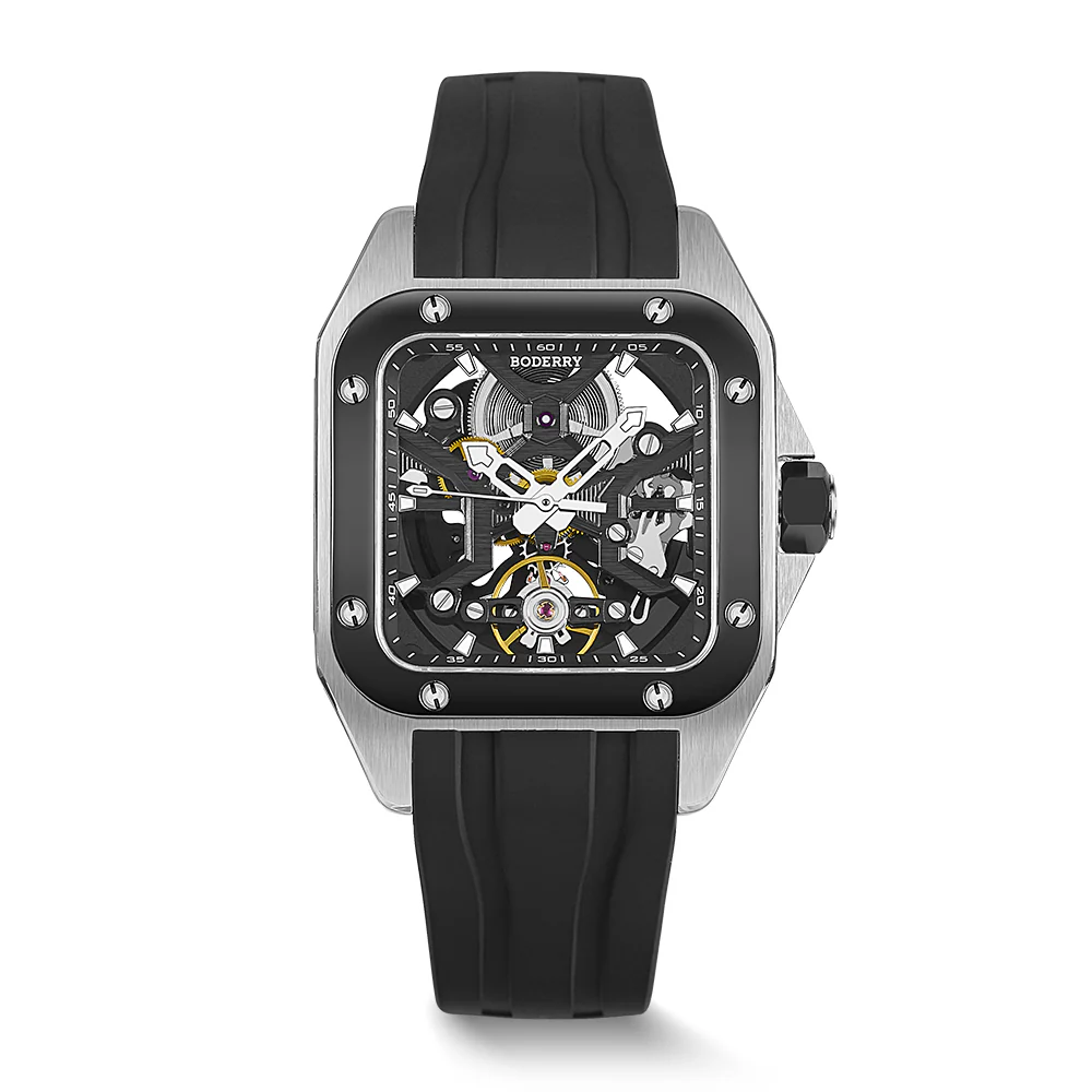 Boderry STORM - Square Automatic Titanium Watch | A10T-01