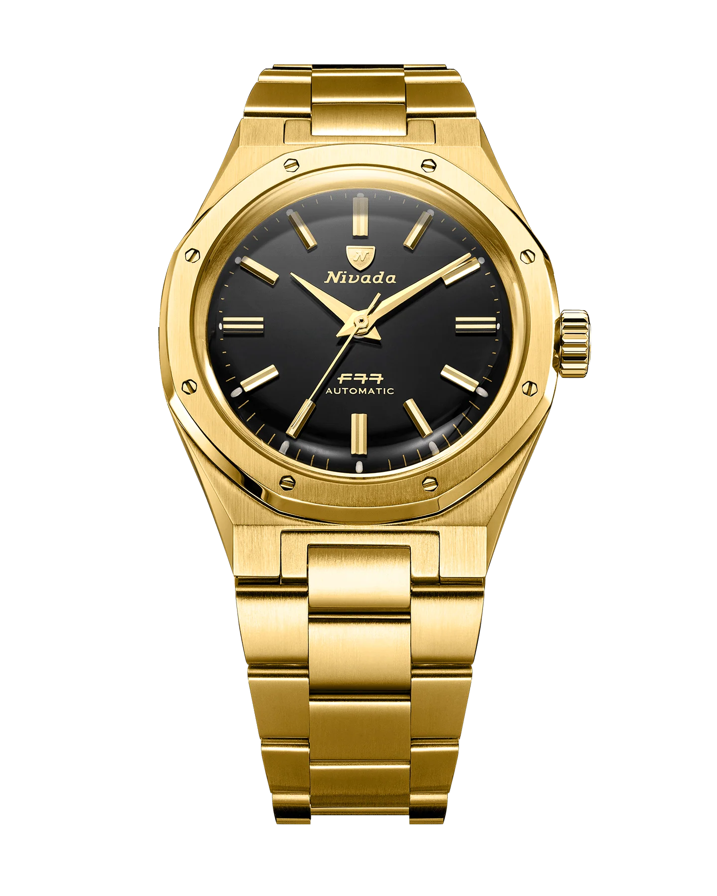 Nivada Grenchen F77 GOLD MK2 - 38MM