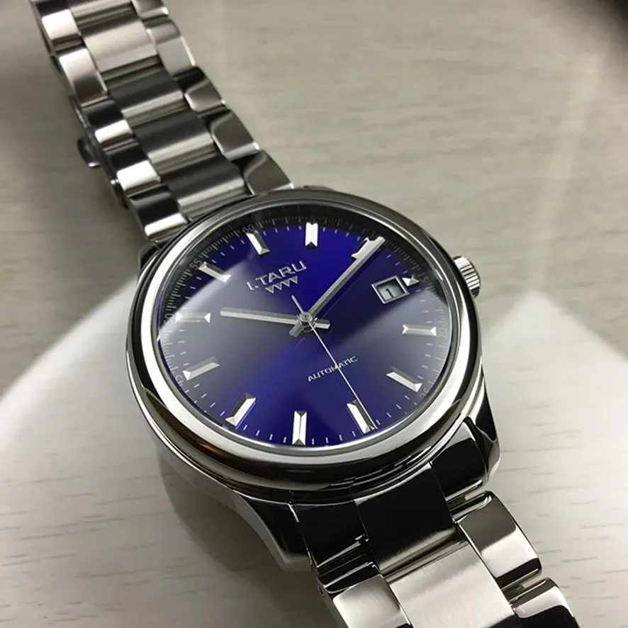 Itaro I.TARU Classic 38mm - blue sunray dial -
