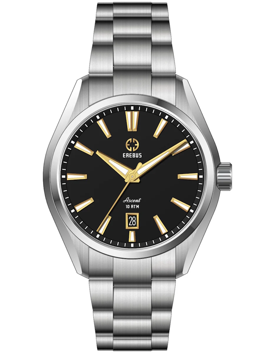Erebus Watches ASCENT 41 Black Gilt