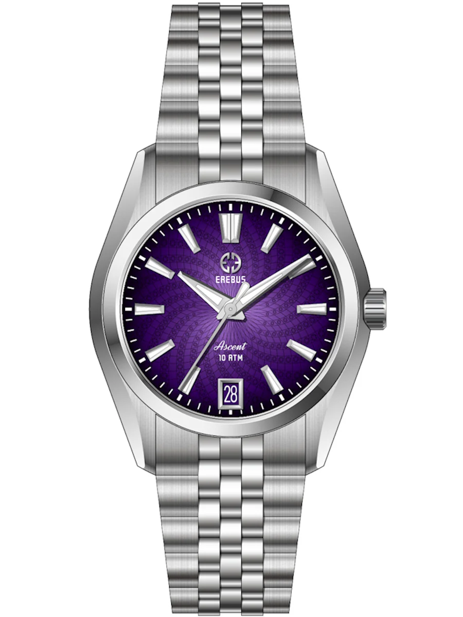 Erebus Watches ASCENT 34 Purple Helix