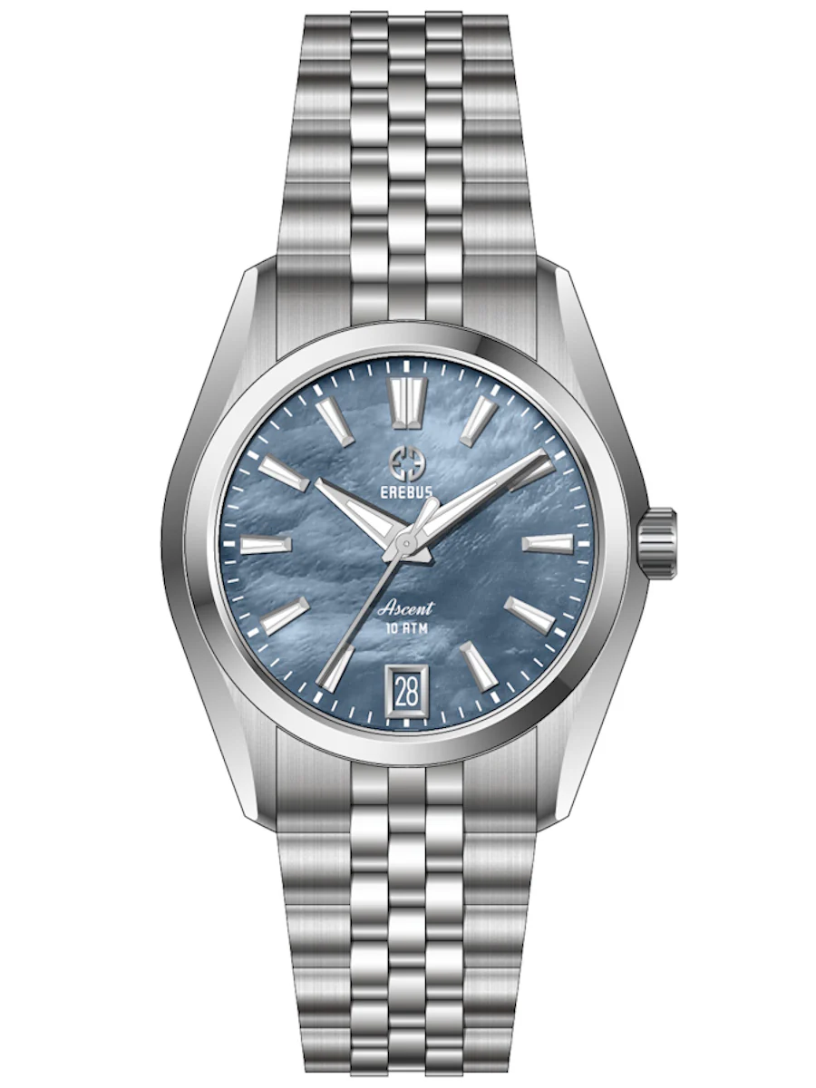 Erebus Watches ASCENT 34 Blue Mother of Pearl