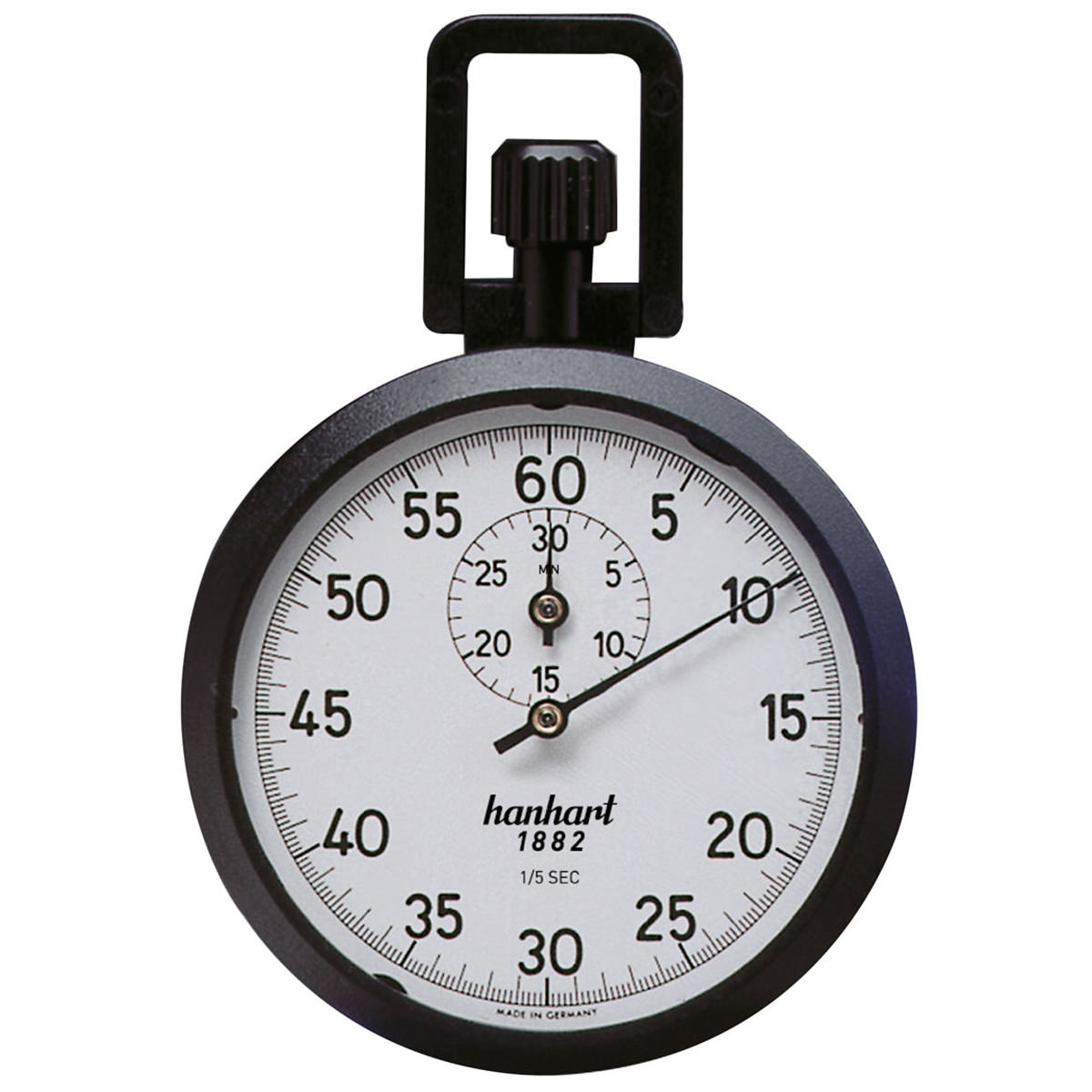 Hanhart Kronenstopper im ABS-Gehäuse 1/5 Sek.