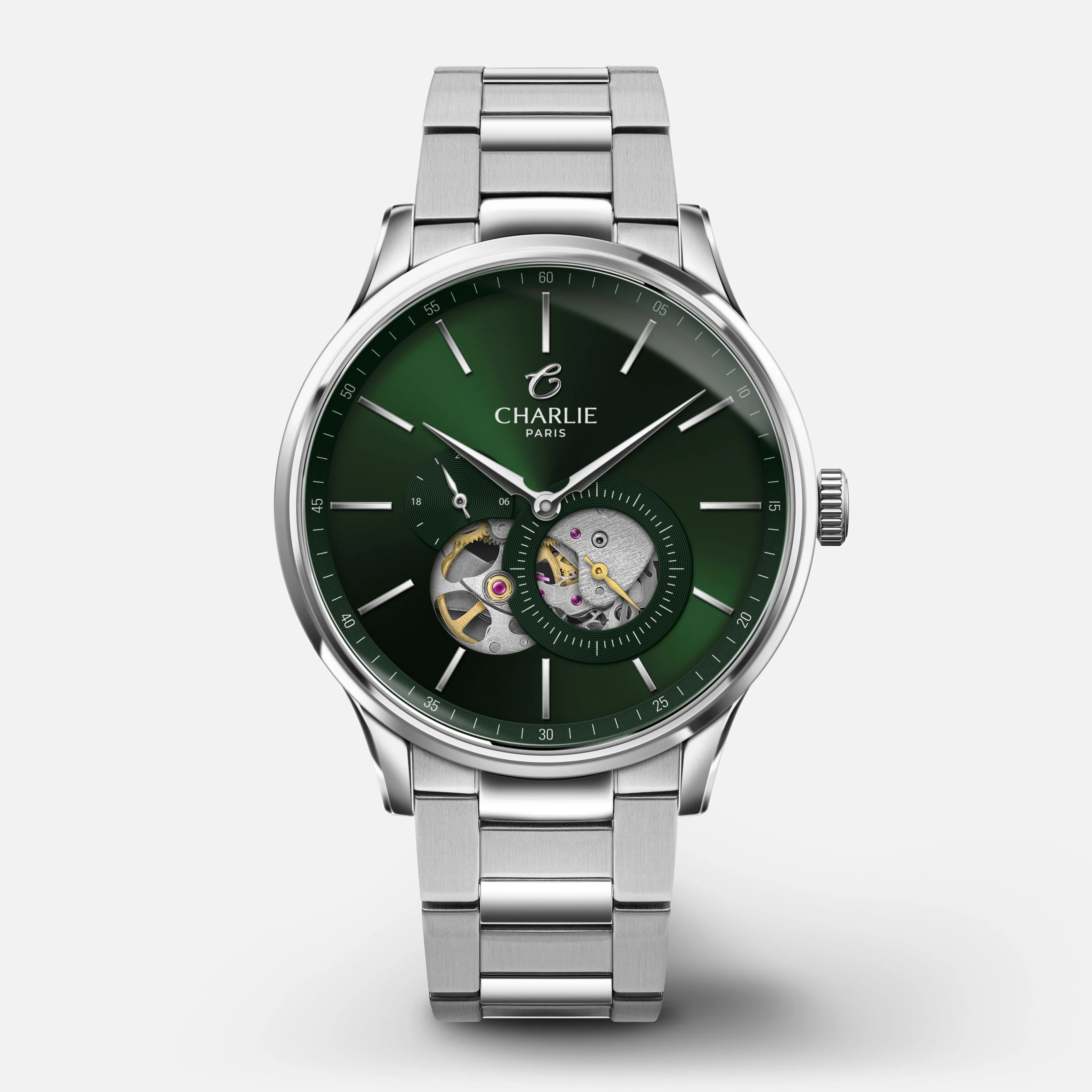 Charlie Paris INITIAL - Cœur Ouvert - Vert