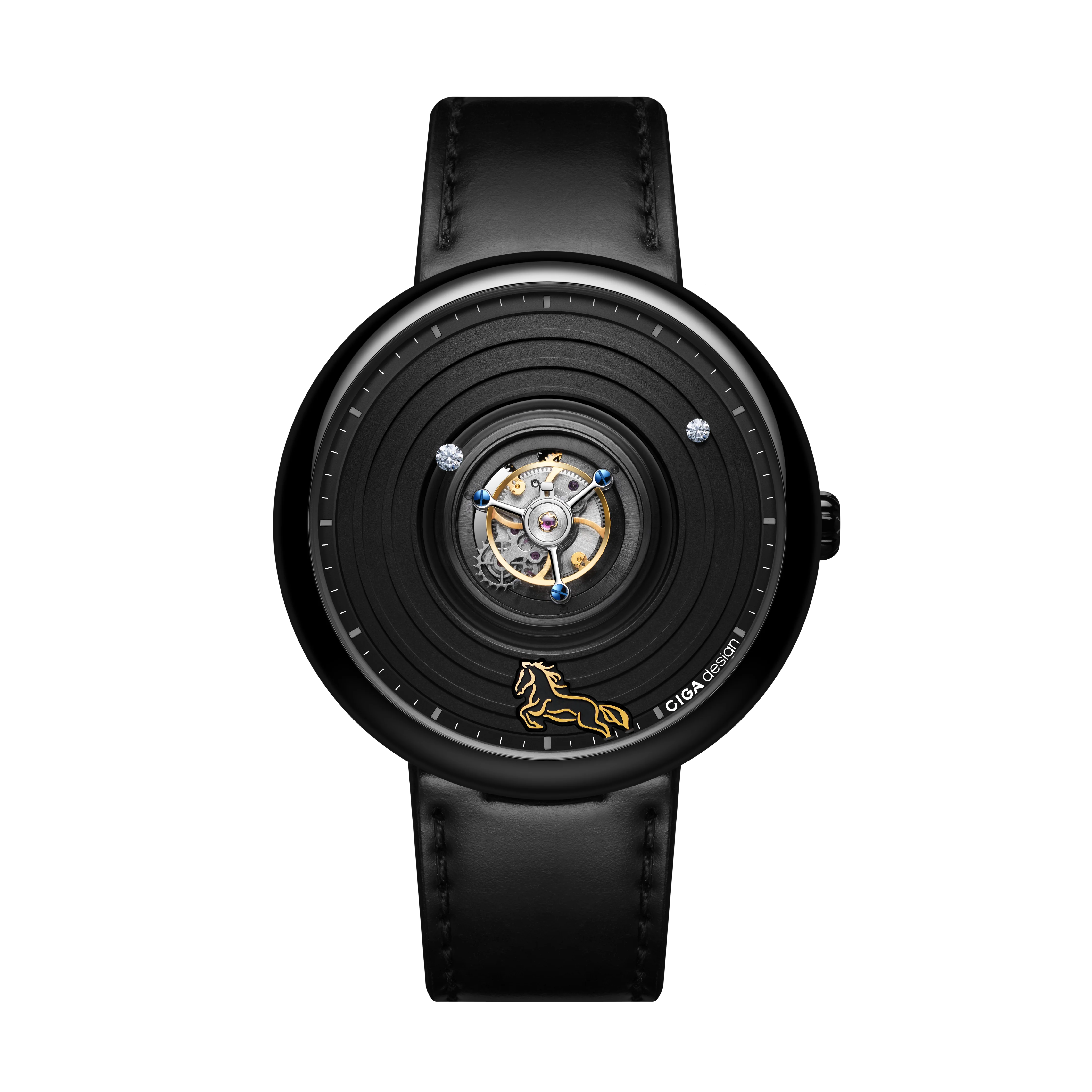 CIGA Design CIGA design CENTRAL TOURBILLON WATCH · CHINESE ZODIAC YEAR OF THE HORSE, LIMITED 199 PIECES