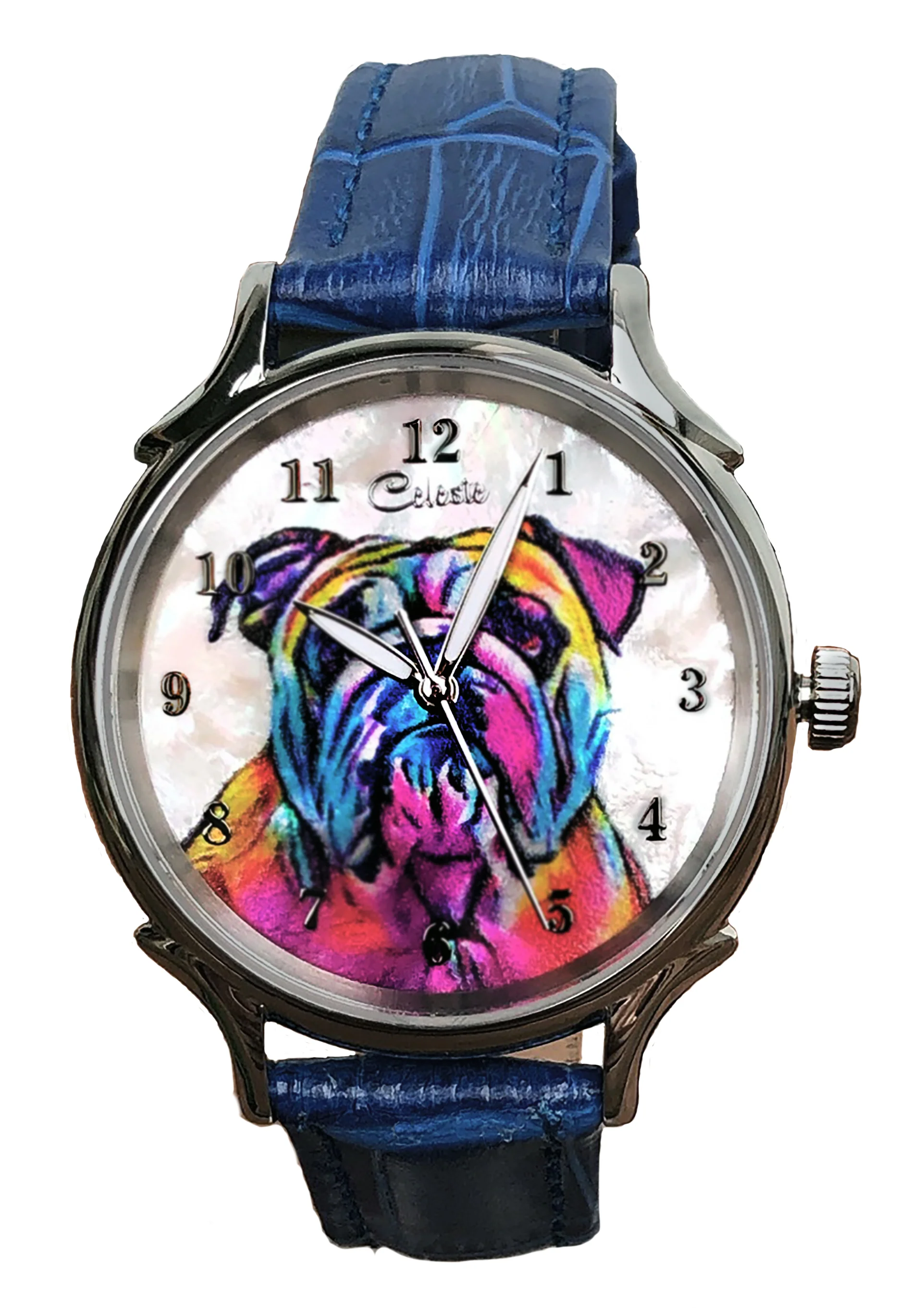 Celeste Watch Company English Bulldog Dog Breed Watch