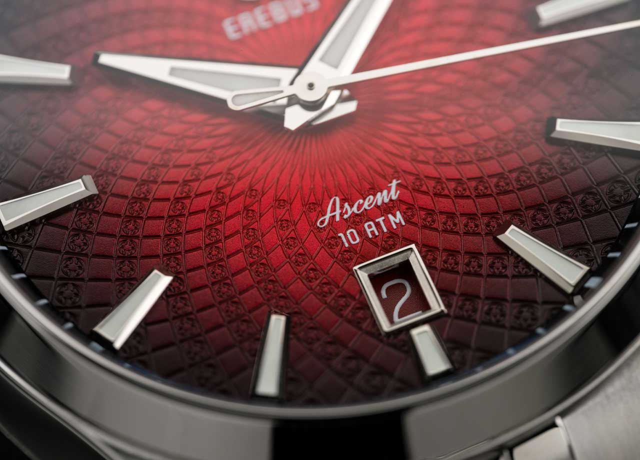 Erebus Watches Ascent 34 Red Aventurine