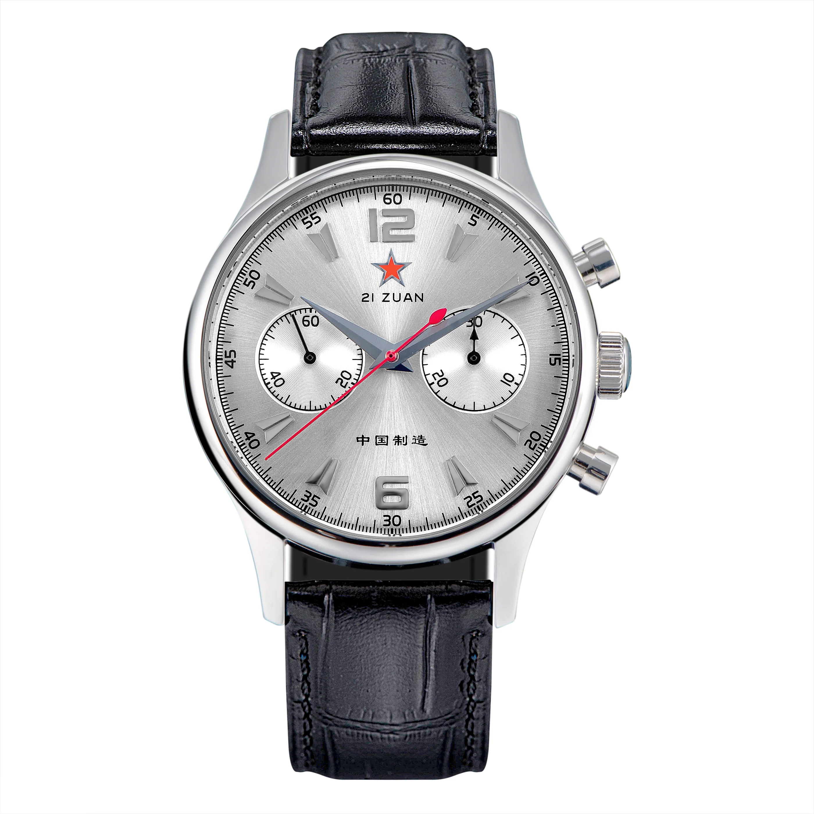 Sugess Seagull Movement Watch SU1963S 1963 40mm Silver Dial
