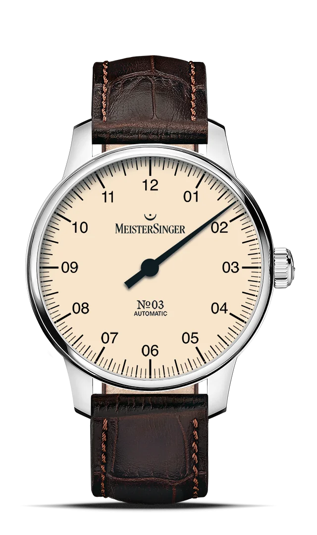 MeisterSinger №03 38mm – Elfenbein