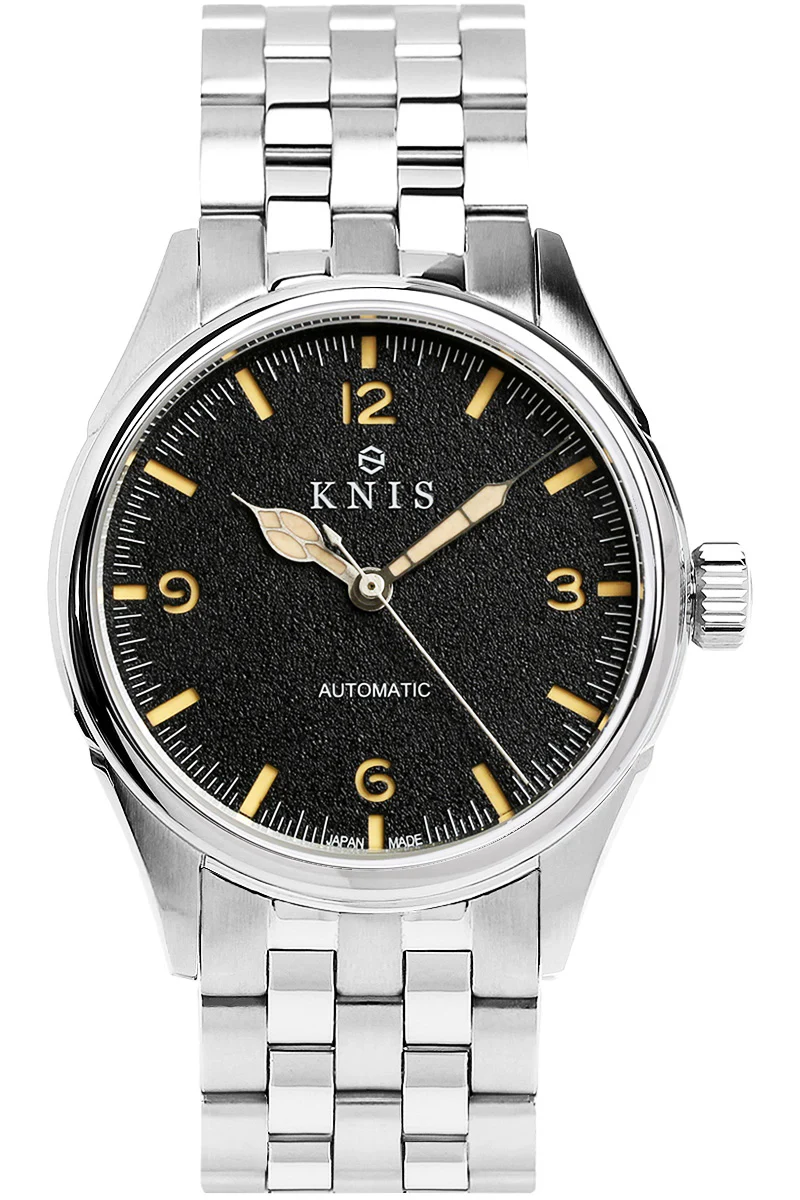 KNIS KNIS Automatic Retro Modern Super Luminova Black KN002-BK