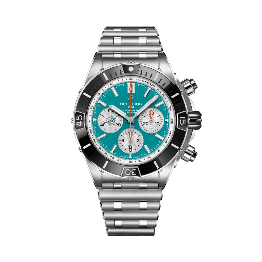 Breitling Super Chronomat B01 Chronograph 44 NFL Miami Dolphins