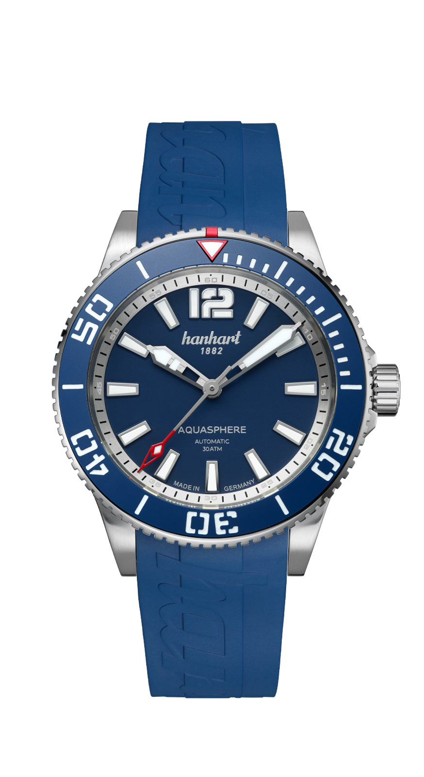 Hanhart AQUASPHERE FreeFall Blue, 42mm