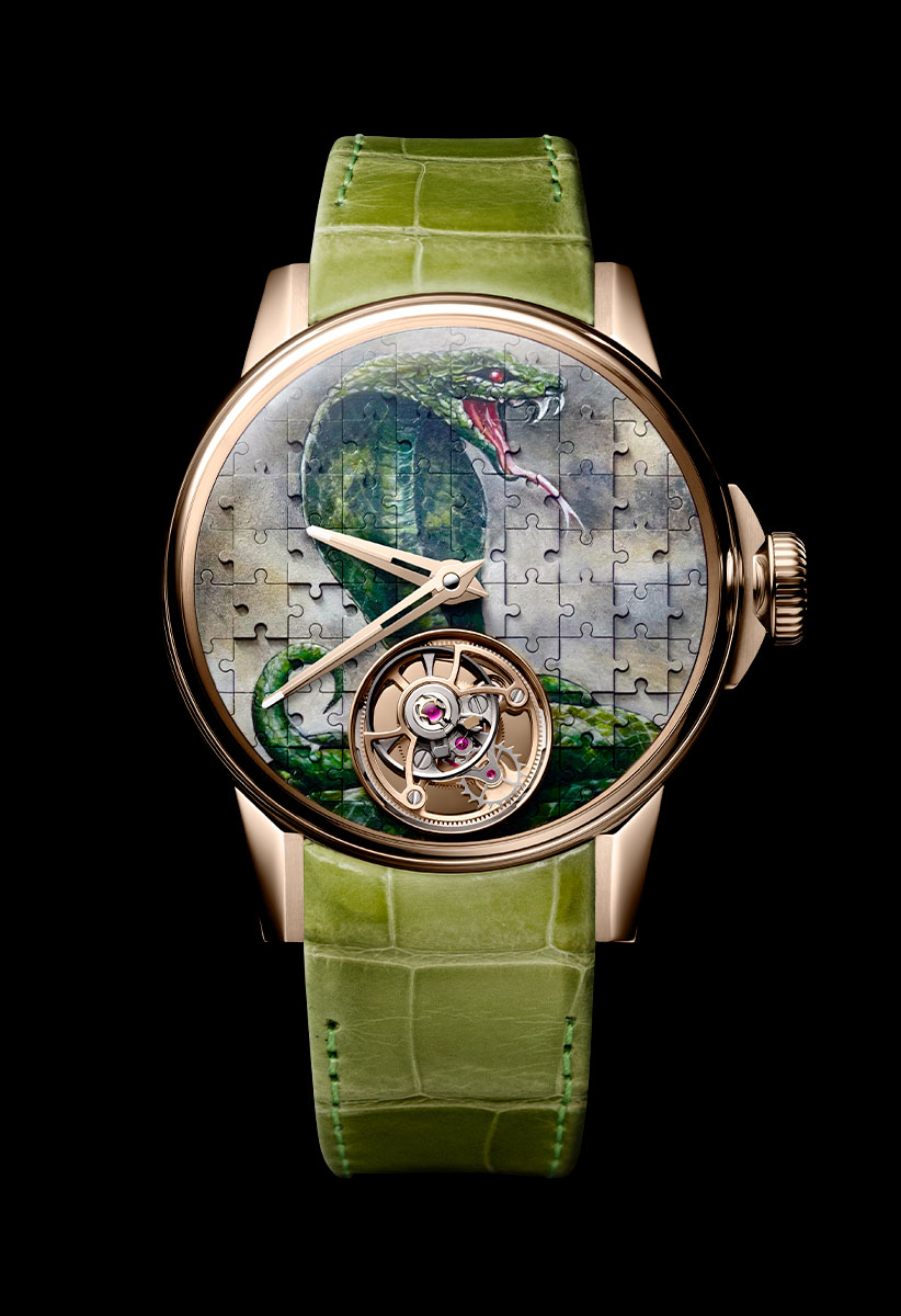 Louis Moinet Tourbillon Puzzle Cobra LM-135.50.CR