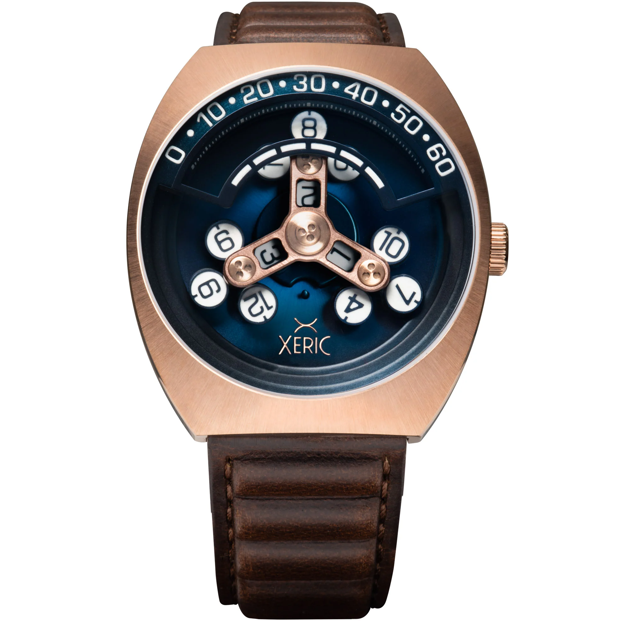 Xeric Scrambler Automatic Wandering Hour Rose Gold Ocean